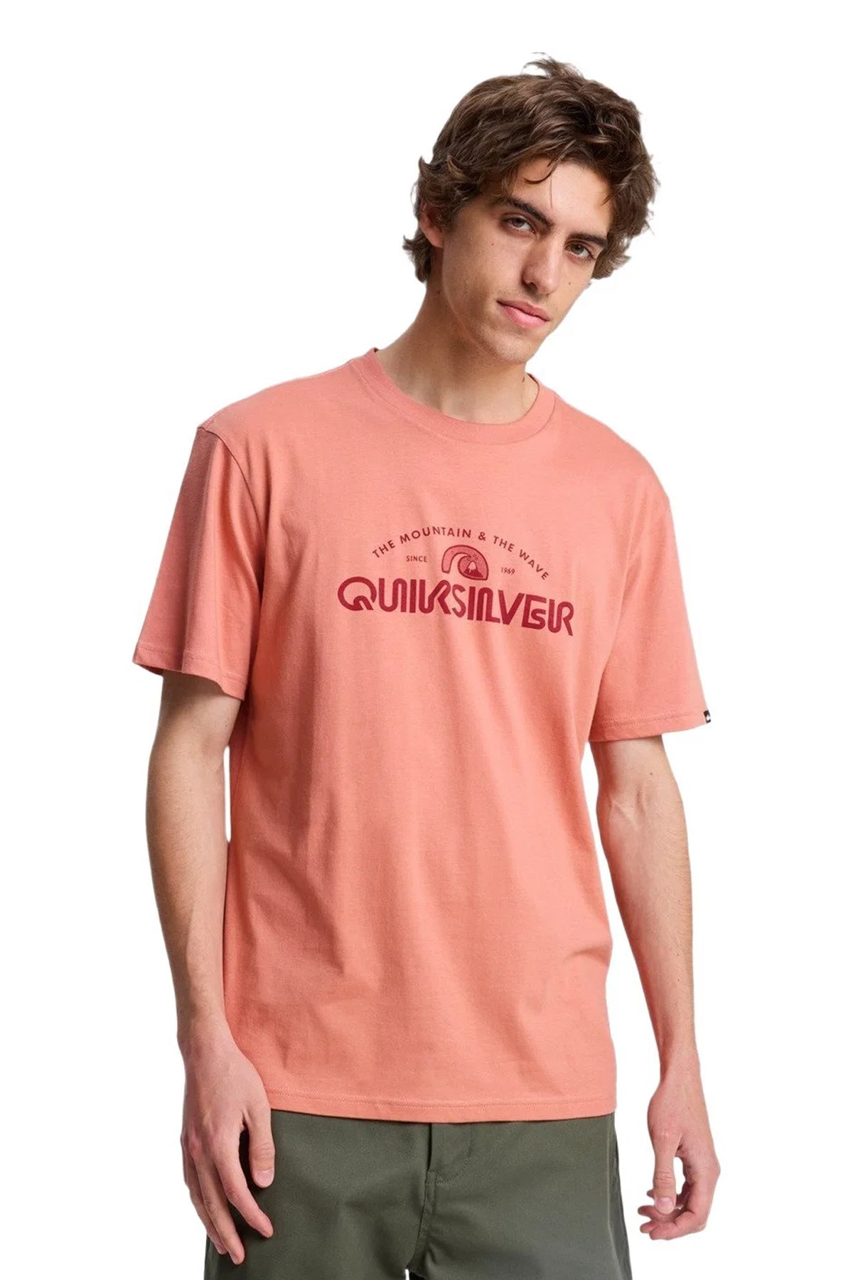 Quiksilver Ev Vista Erkek Tişört EQYZT08287-2020 Turuncu