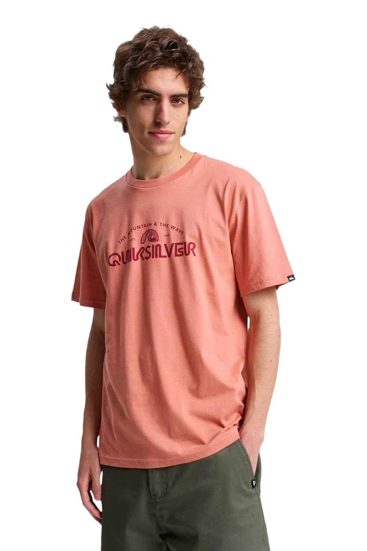 Quiksilver Ev Vista Erkek Tişört EQYZT08287-2020 Turuncu