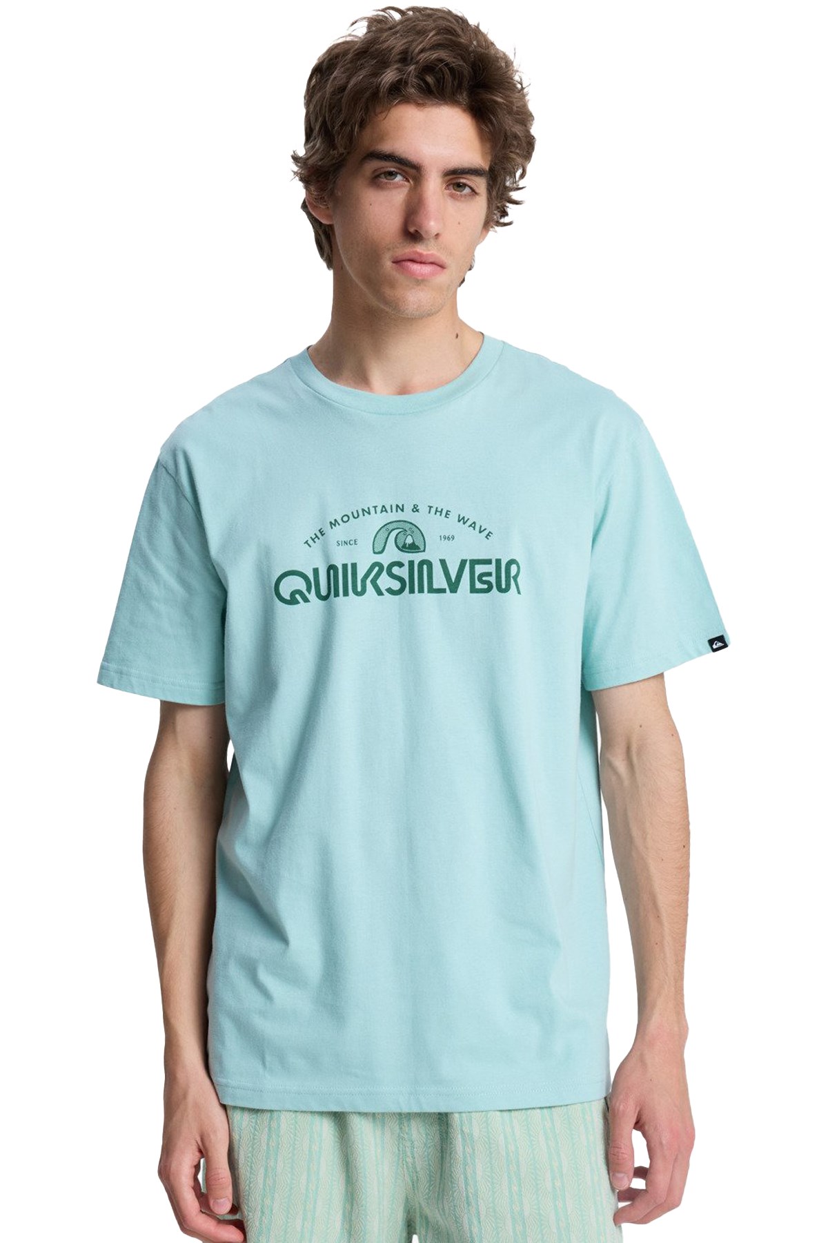 Quiksilver Ev Vista Erkek Tişört EQYZT08287-BGA0 Mavi
