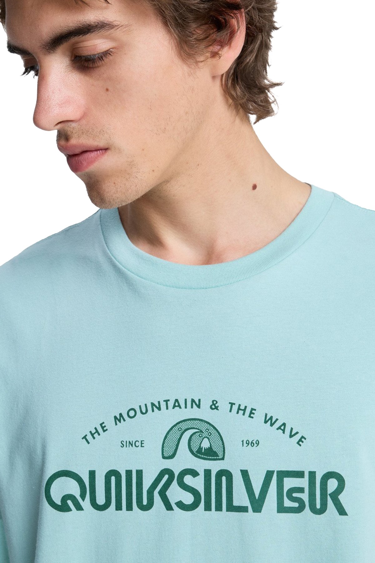 Quiksilver Ev Vista Erkek Tişört EQYZT08287-BGA0 Mavi