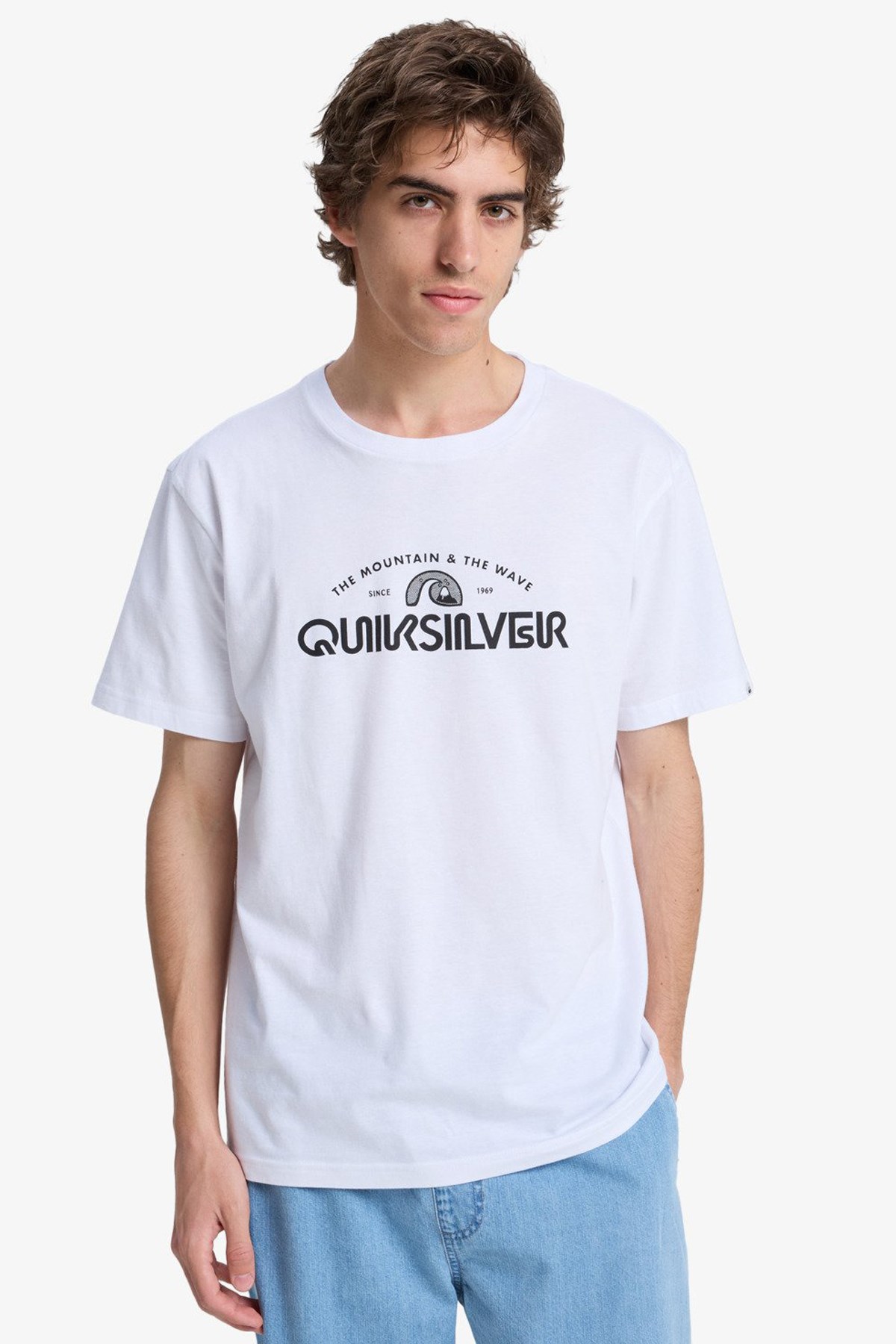 Quiksilver Ev Vista Erkek Tişört EQYZT08287-WBB0 Beyaz