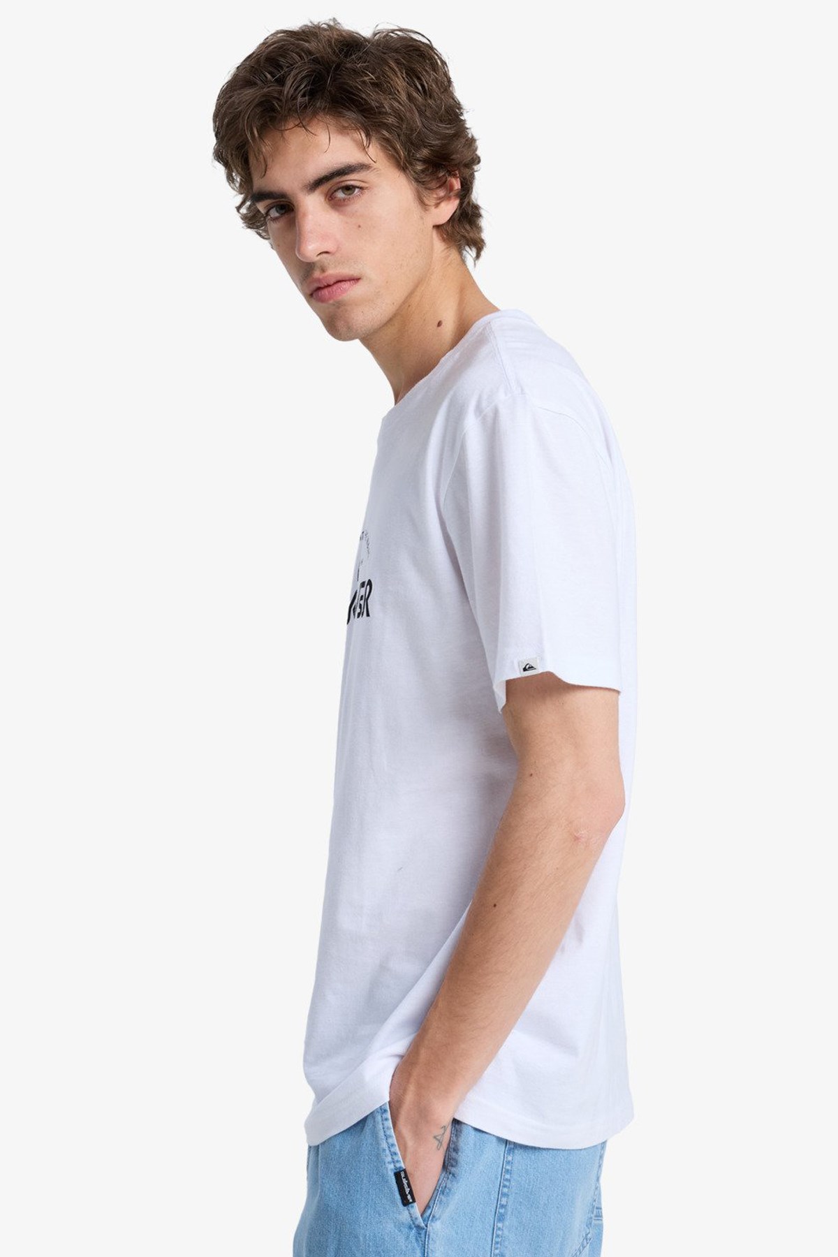 Quiksilver Ev Vista Erkek Tişört EQYZT08287-WBB0 Beyaz