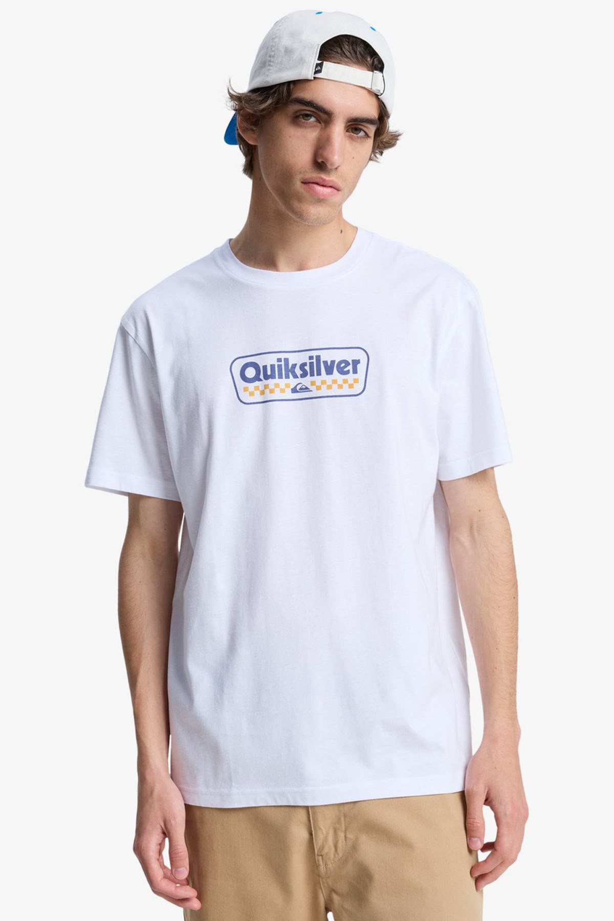 Quiksilver Ev Starting Erkek Tişört EQYZT08288-WBB0 Beyaz