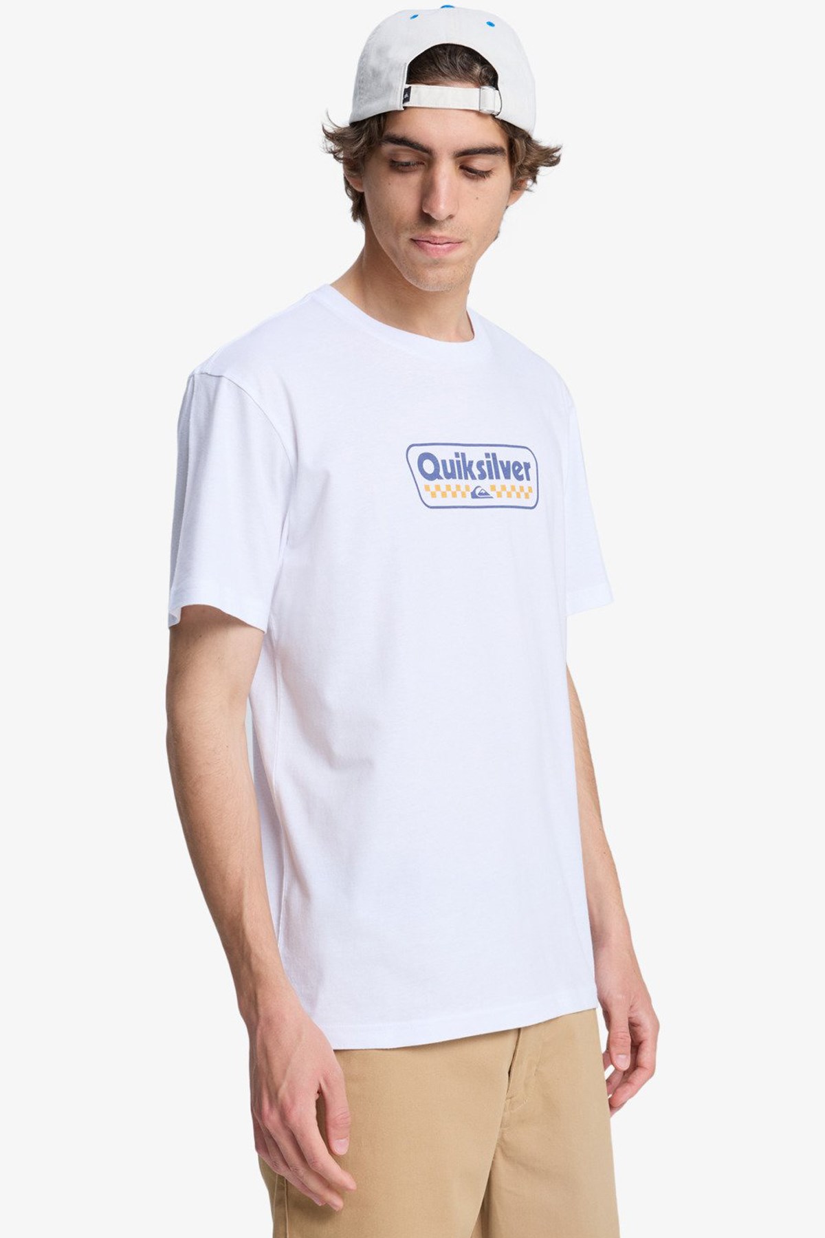 Quiksilver Ev Starting Erkek Tişört EQYZT08288-WBB0 Beyaz