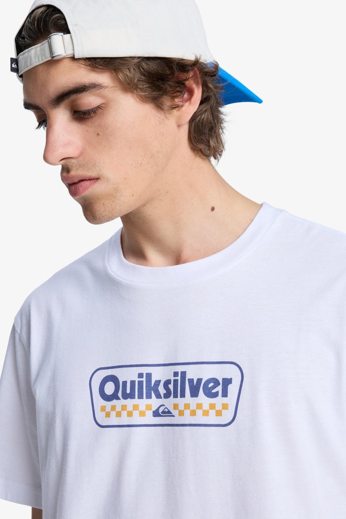 Quiksilver Ev Starting Erkek Tişört EQYZT08288-WBB0 Beyaz