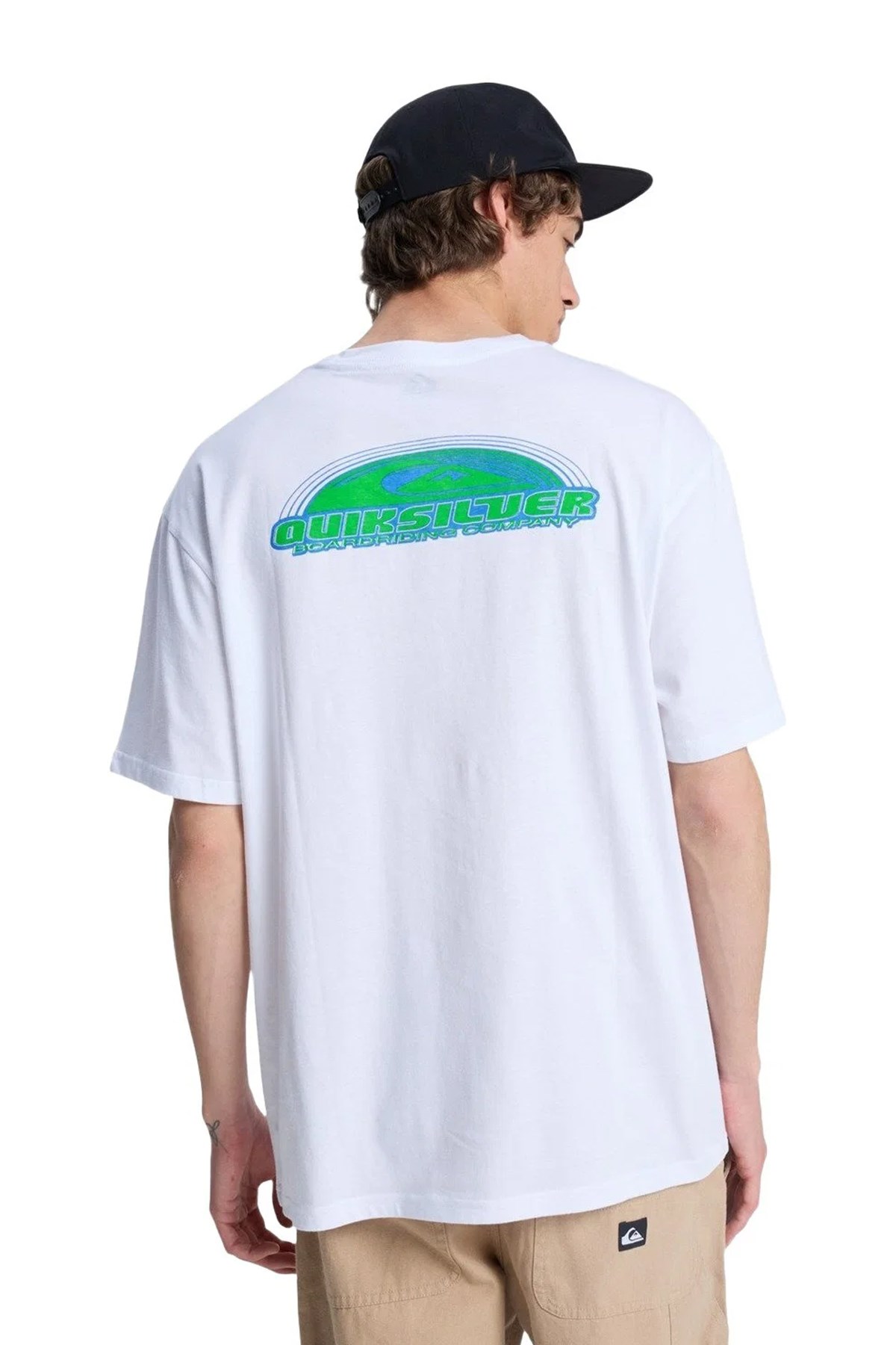 Quiksilver Ev Fade Spectru Erkek Tişört EQYZT08291-WBB0 Beyaz