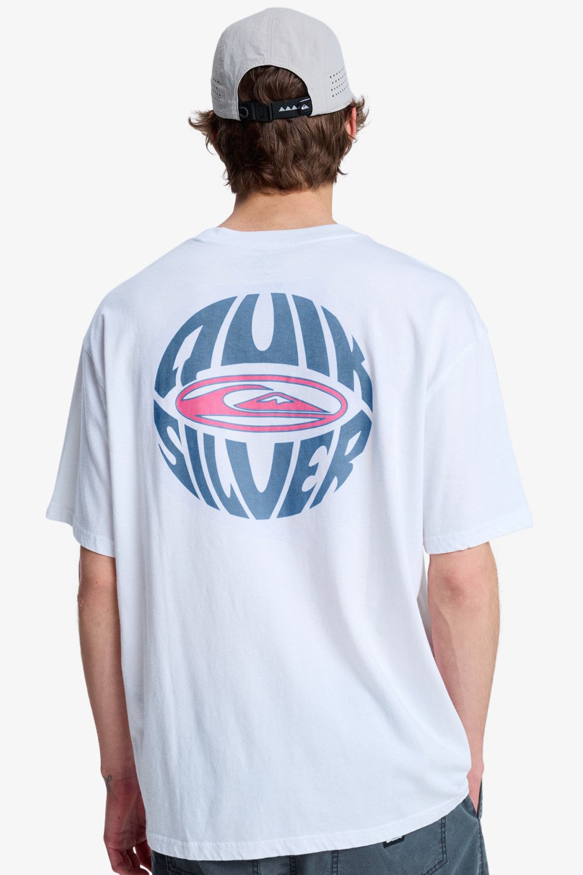 Quiksilver Quikglobe Erkek Tişört EQYZT08295-WBB0 Beyaz