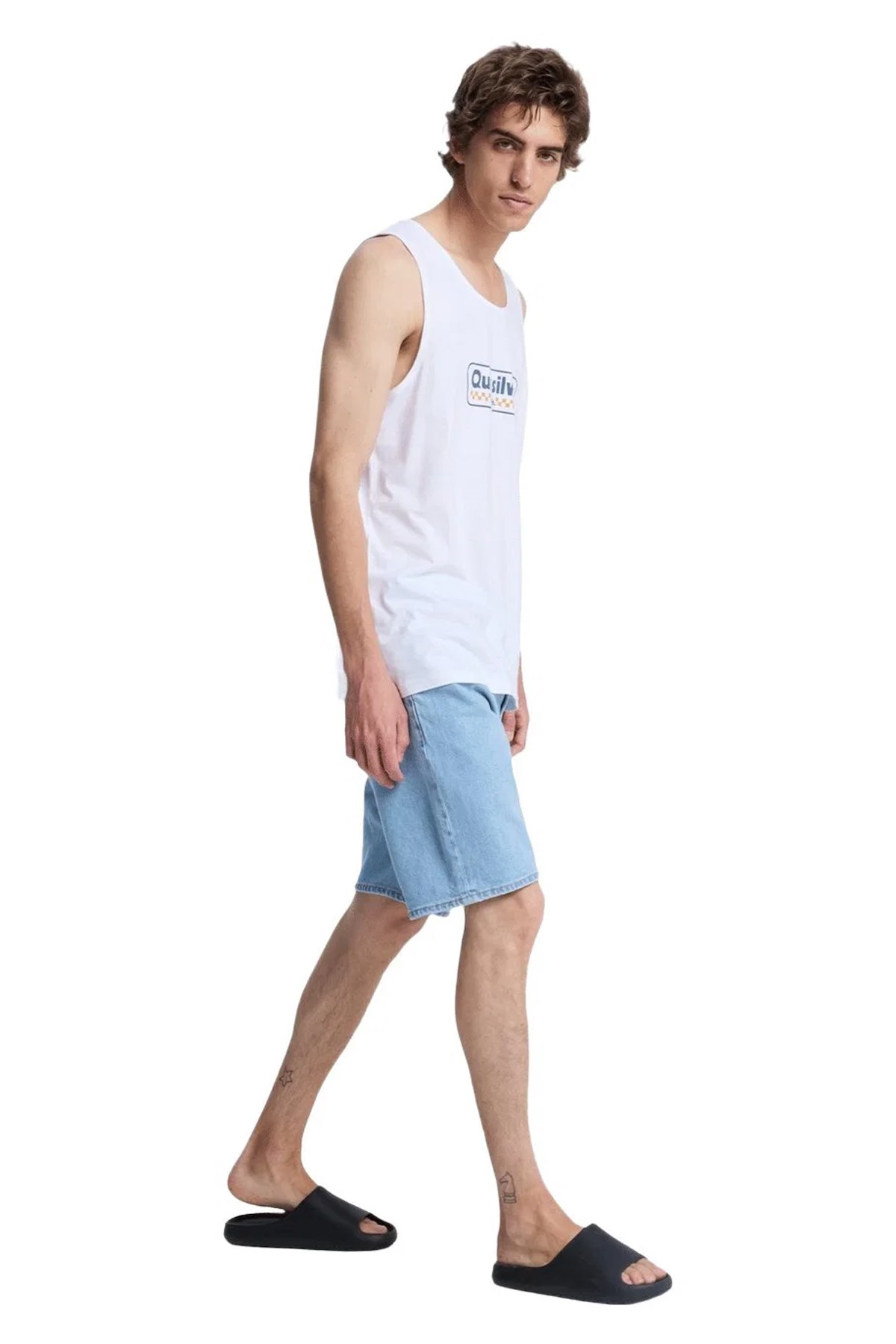 Quiksilver Ev Starting Erkek Tişört EQYZT08309-WBB0 Beyaz