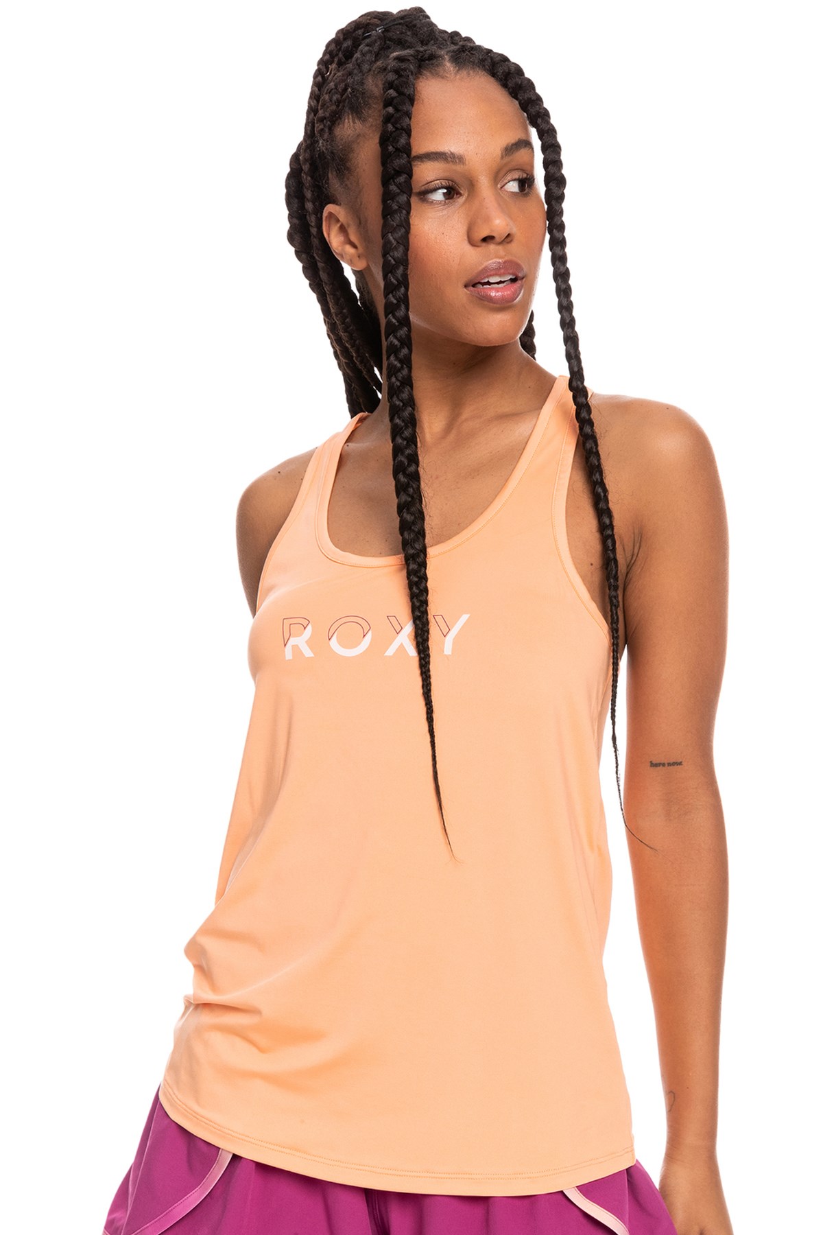 Roxy Rock Non Stop Kadın Tank Top ERJKT03876-MGE0 Turuncu