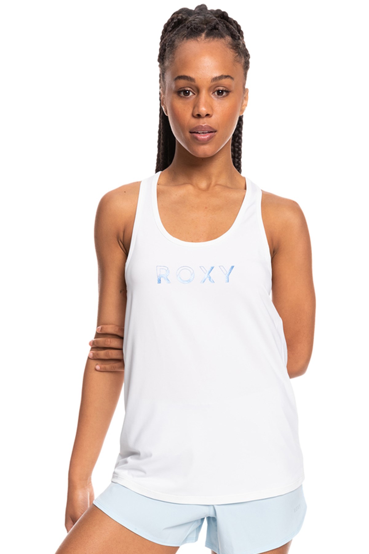 Roxy Rock Non Stop Kadın Tank Top ERJKT03876-WBB0 Beyaz
