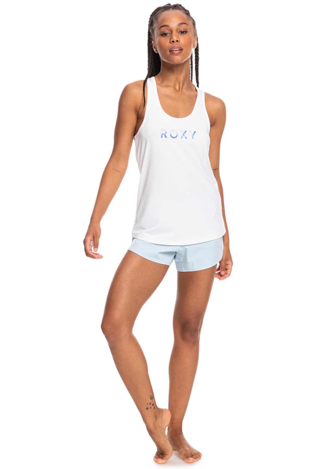 Roxy Rock Non Stop Kadın Tank Top ERJKT03876-WBB0 Beyaz