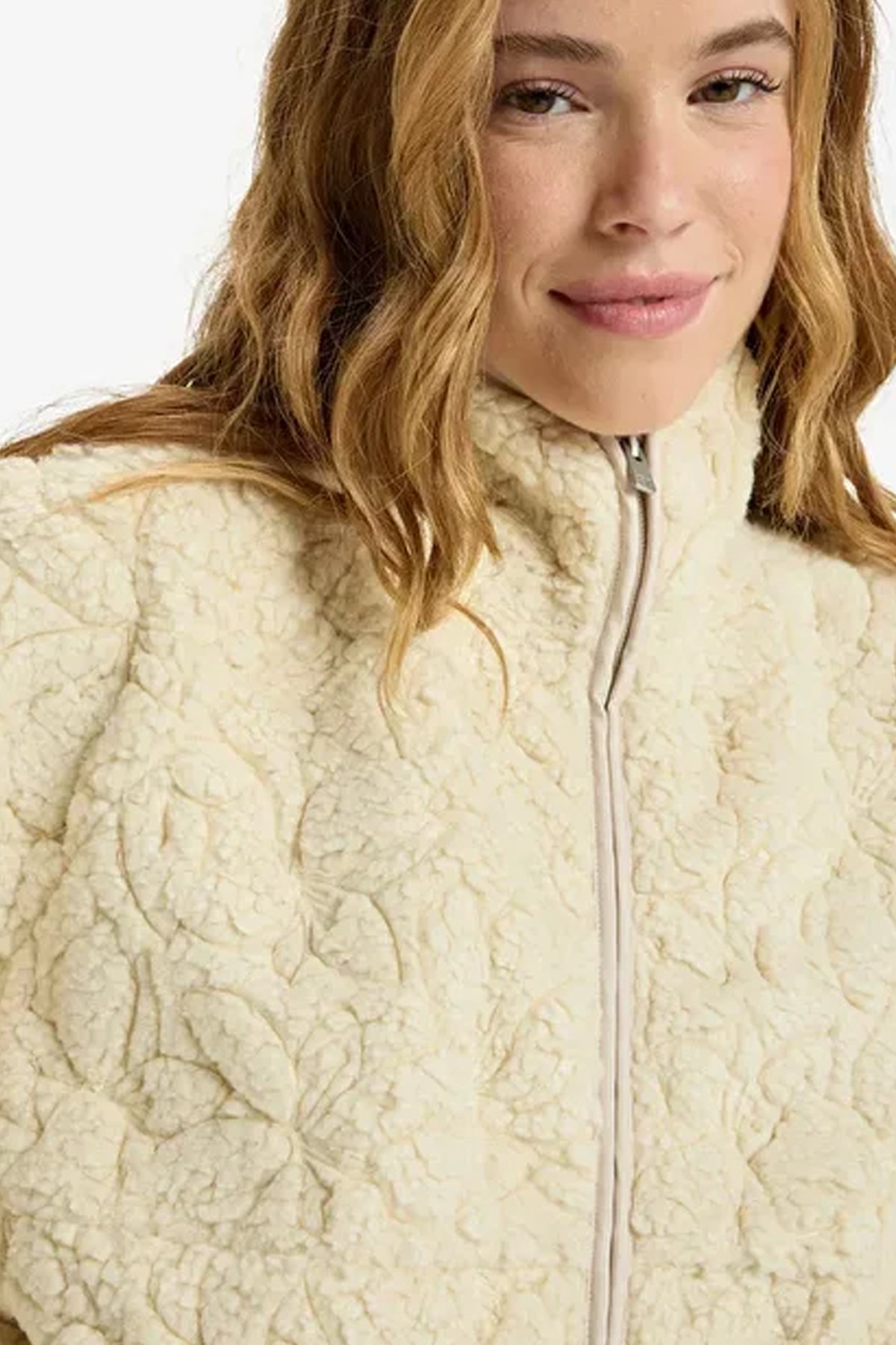 Roxy Blurry Cloud Kadın Polar Ceket ERJPF03212-6795 Bej