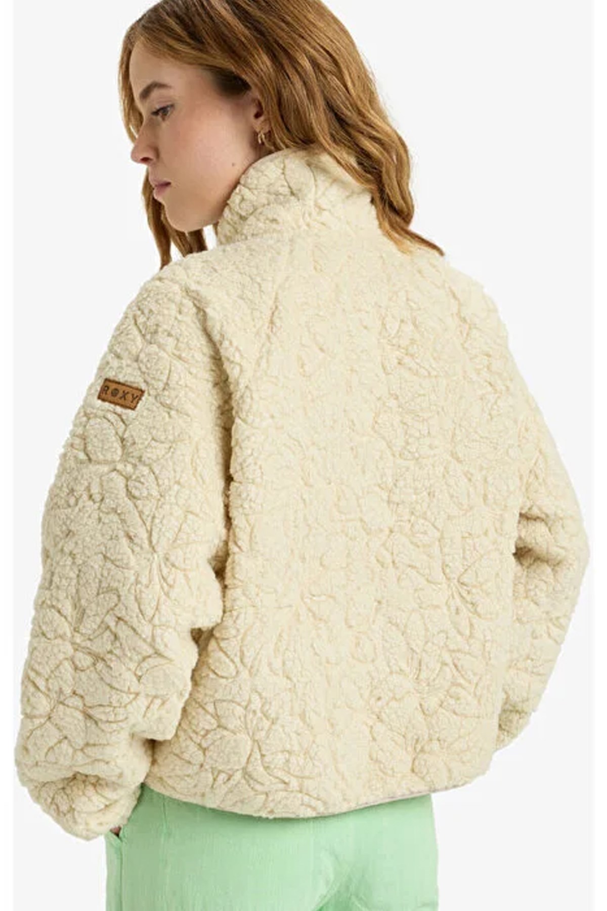 Roxy Blurry Cloud Kadın Polar Ceket ERJPF03212-6795 Bej