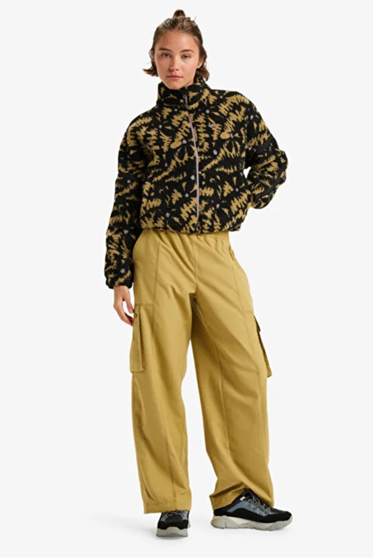 Roxy Boundless Spirit Kadın Polar Ceket ERJPF03220-6455 Antrasit