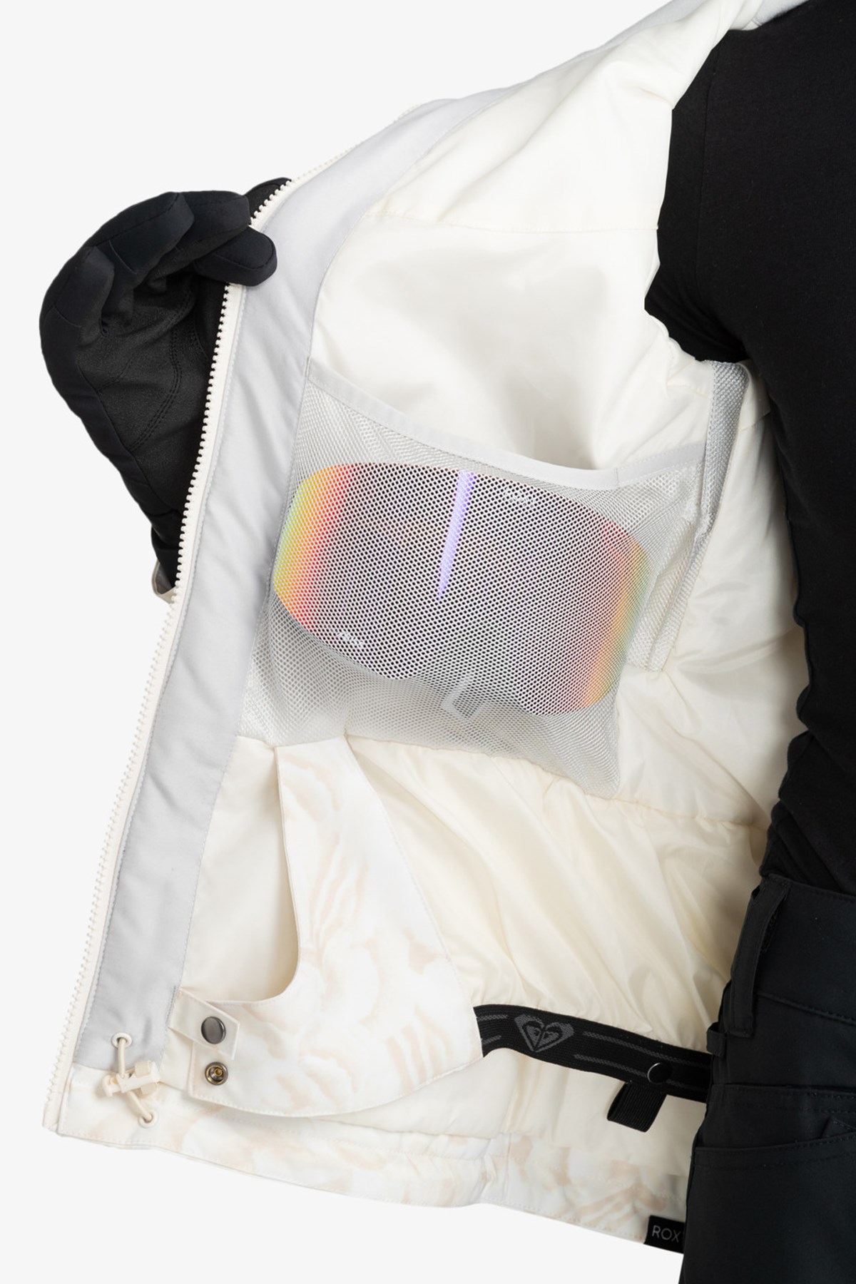 Roxy Jet Ski Jk Kadın Kayak Montu ERJTJ03429-WBS1 Beyaz