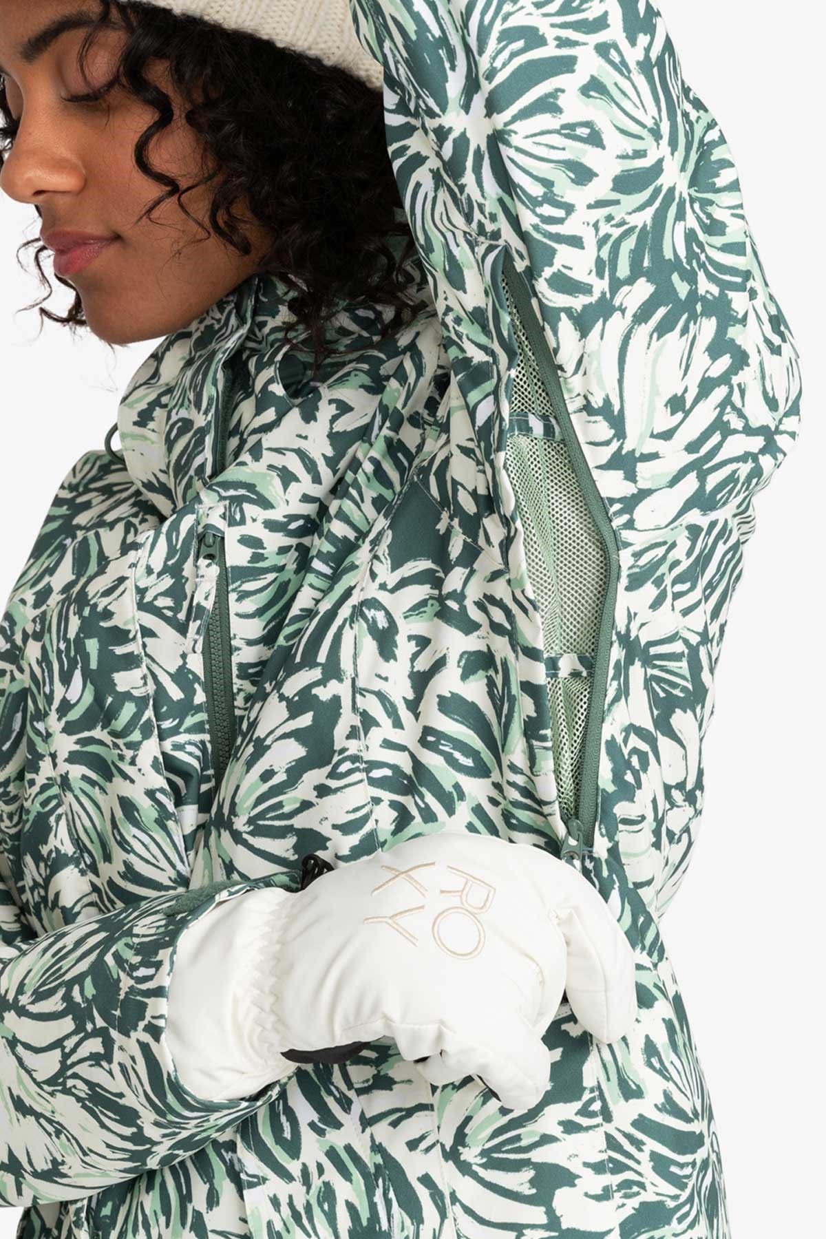 Roxy Jetty Jk Kadın Kayak Montu ERJTJ03433-BPG1 Yeşil