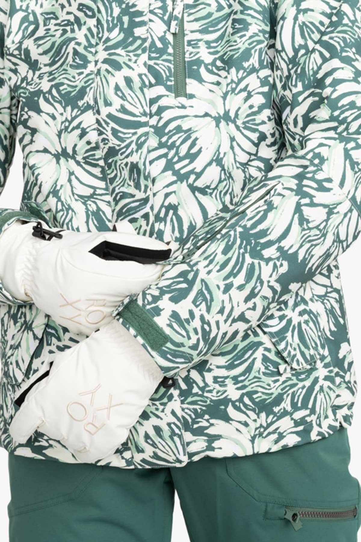 Roxy Jetty Jk Kadın Kayak Montu ERJTJ03433-BPG1 Yeşil