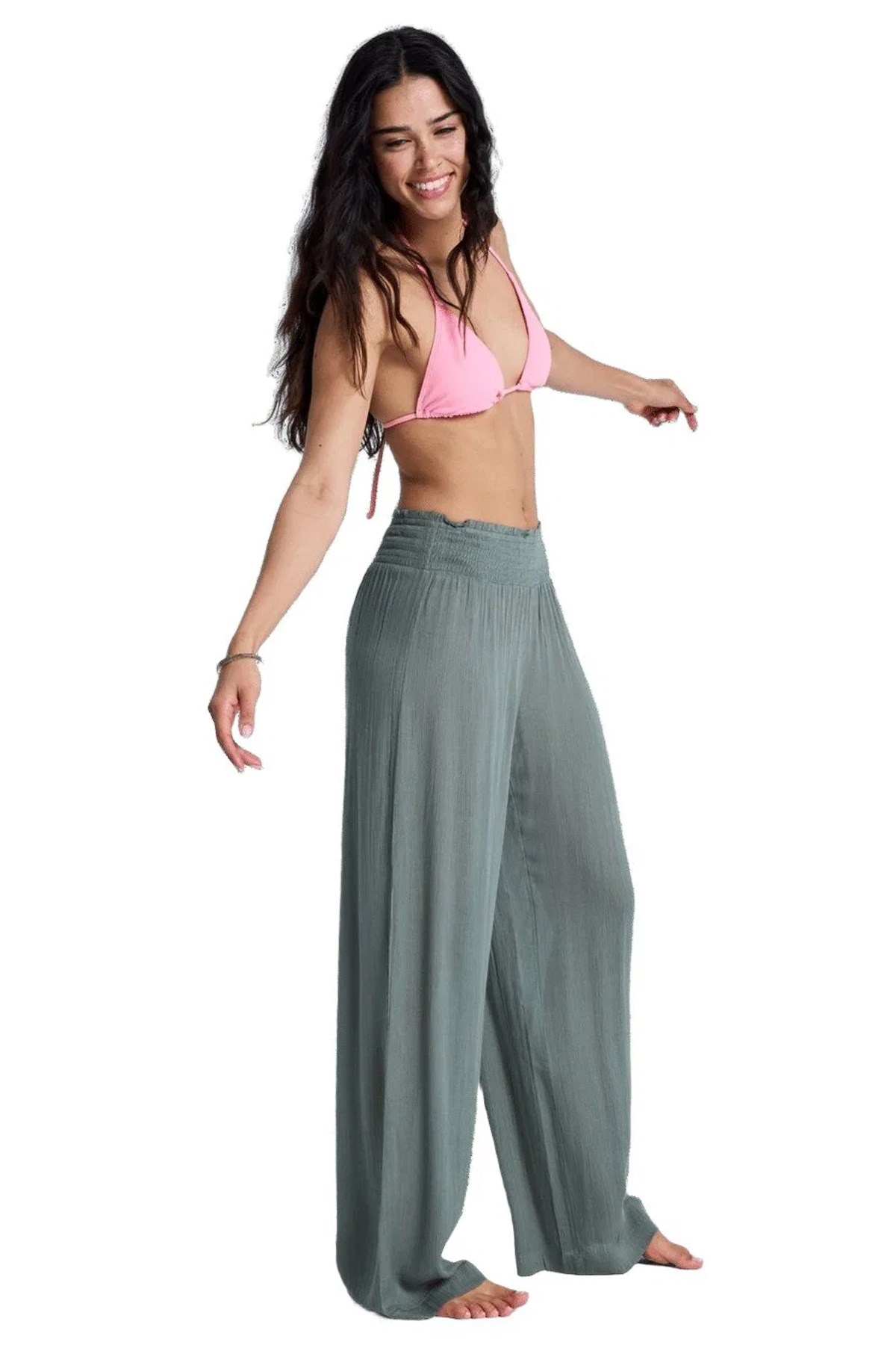 Roxy Along Kadın Pantolon ERJX603509-GZC0 Yeşil