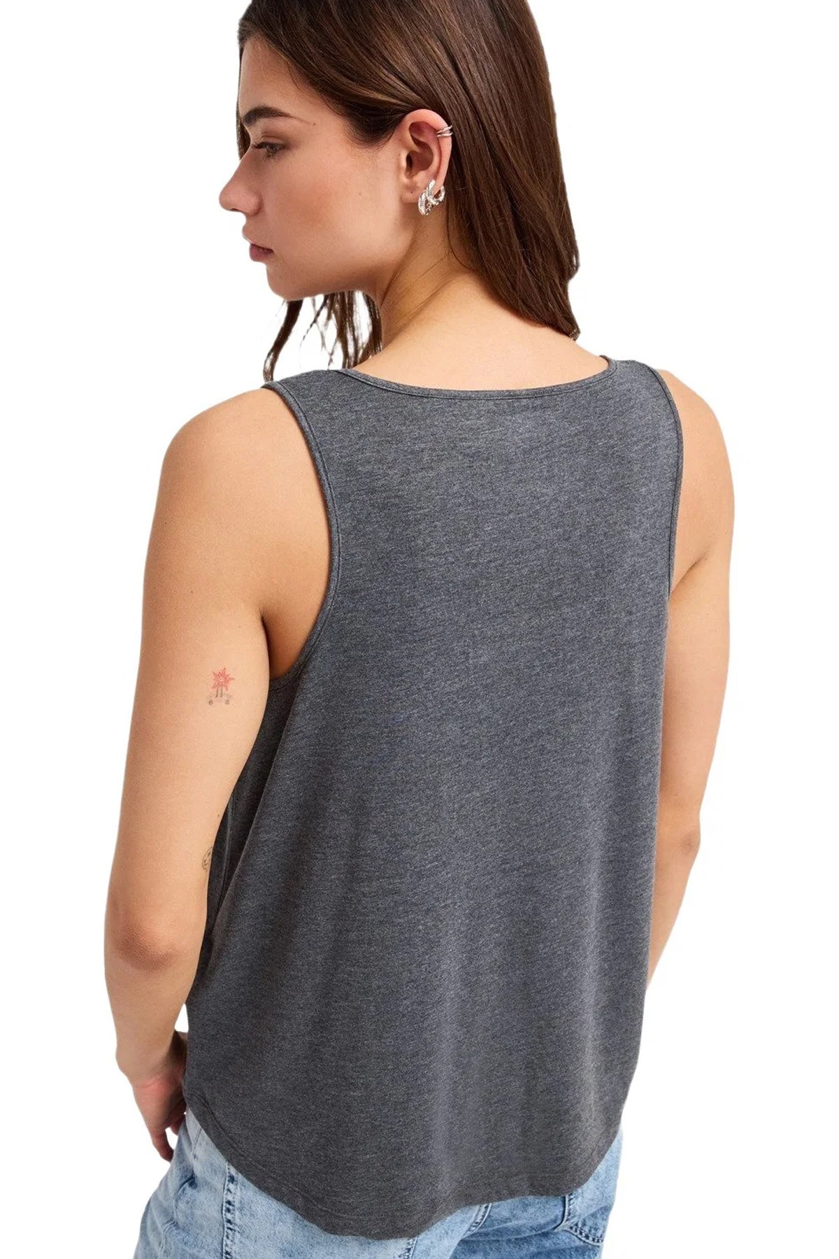 Roxy Surfclassic Tan Kadın Tişört ERJZT06092-11783 Antrasit