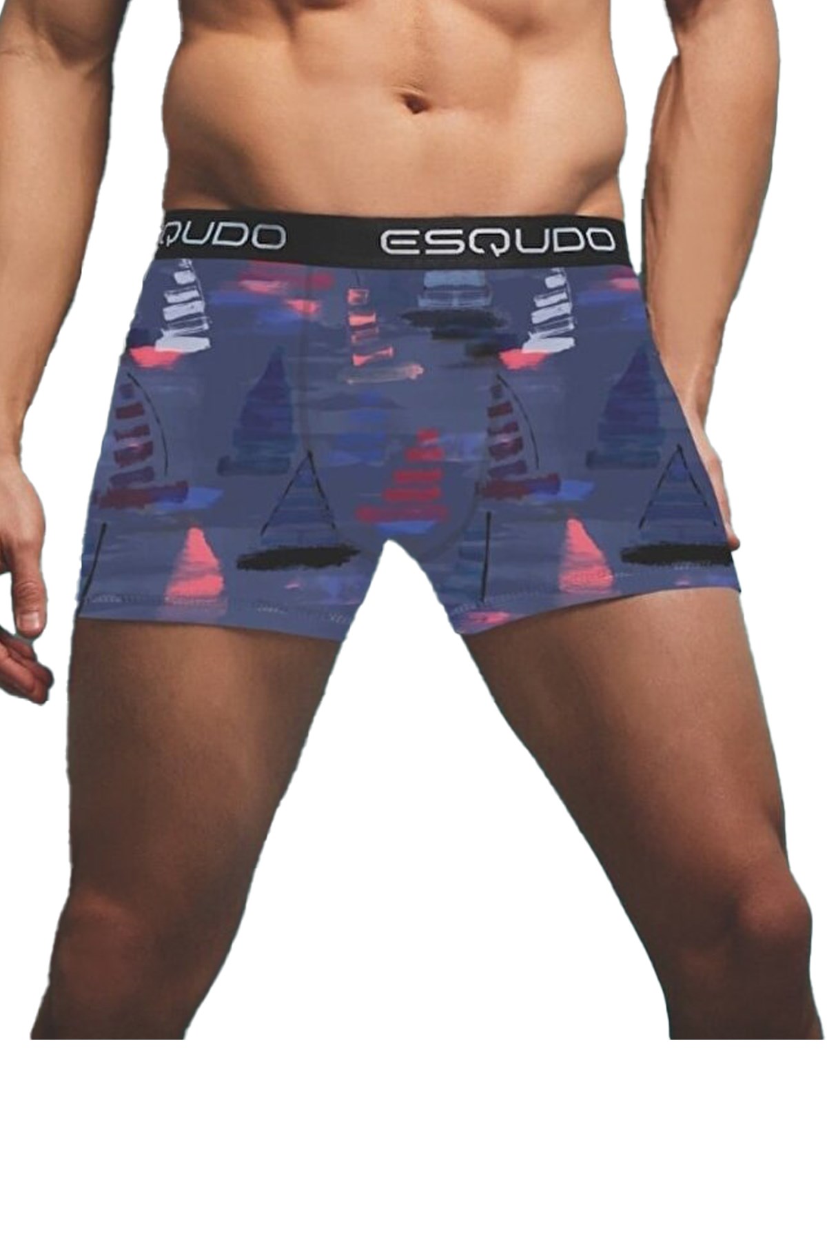 Esqudo Erkek Boxer ESBXD0032 Mavi