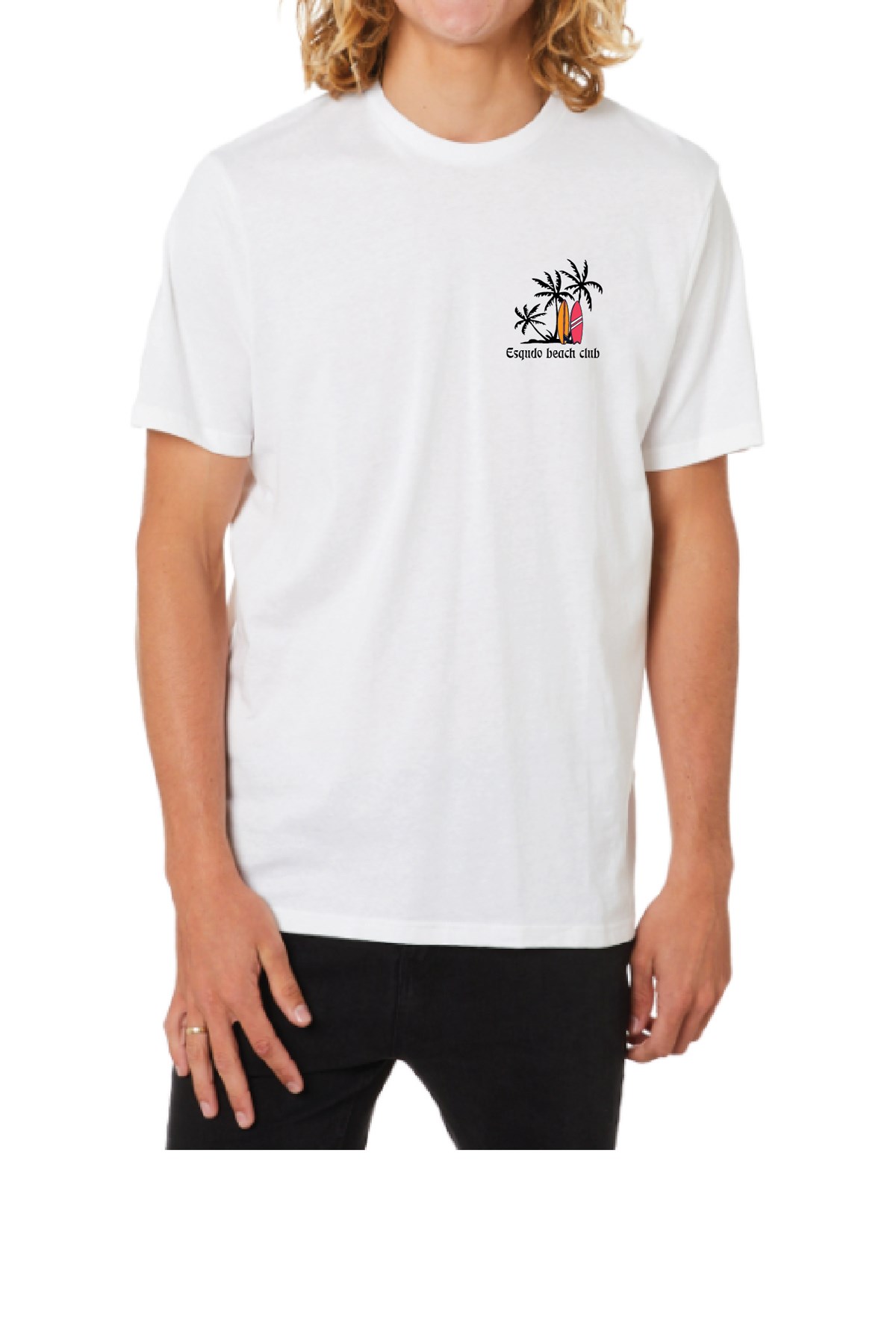 Esqudo Pure  Erkek Tişört ESTP0004 Pembe