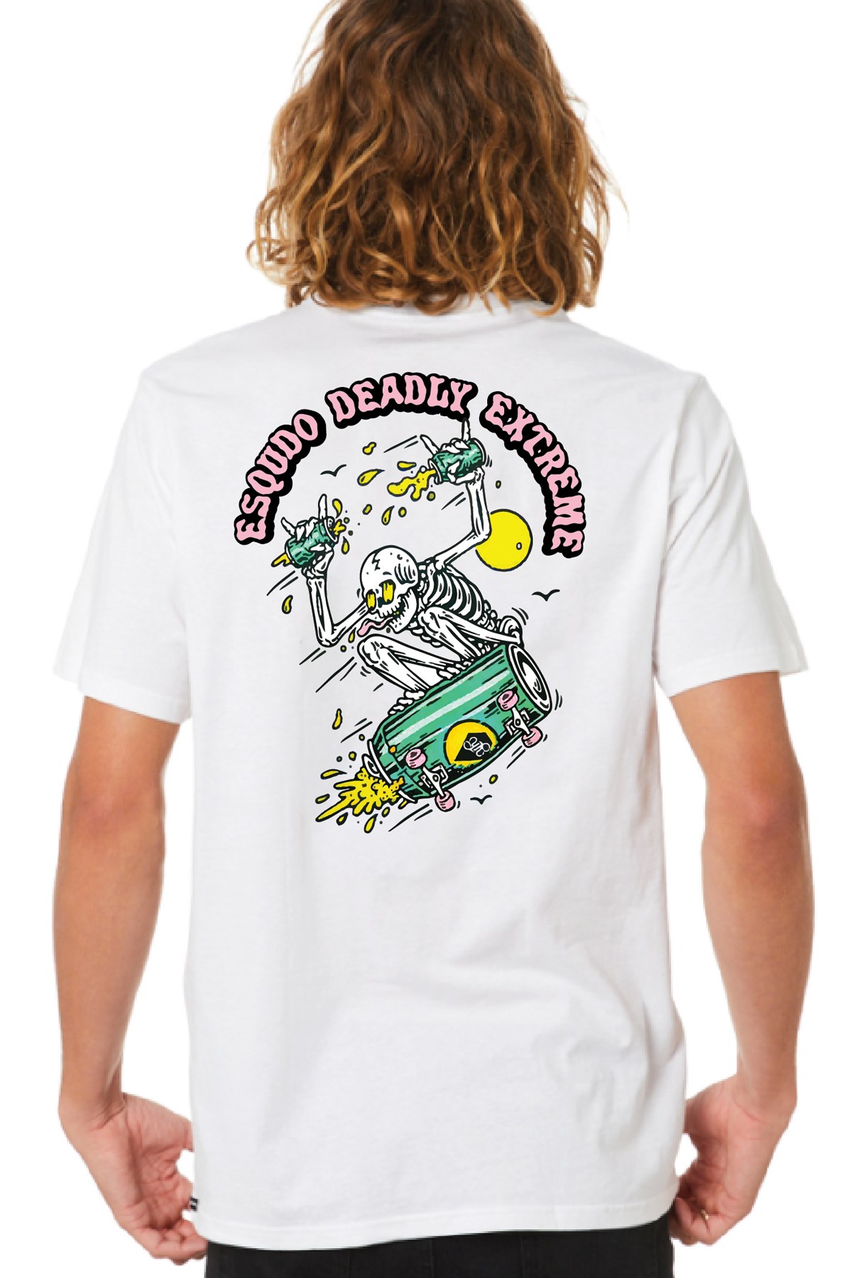 Esqudo Extreme  Erkek Tişört ESTP0009 Beyaz