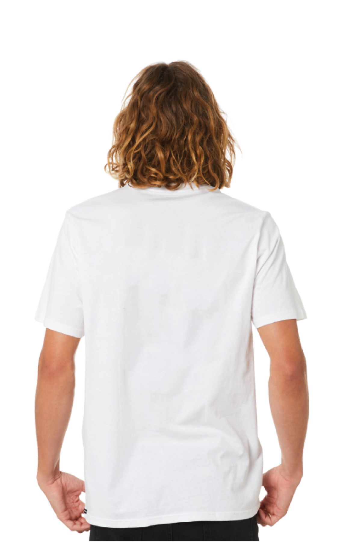 Esqudo Surf balck Erkek Tişört ESTP0013 Beyaz