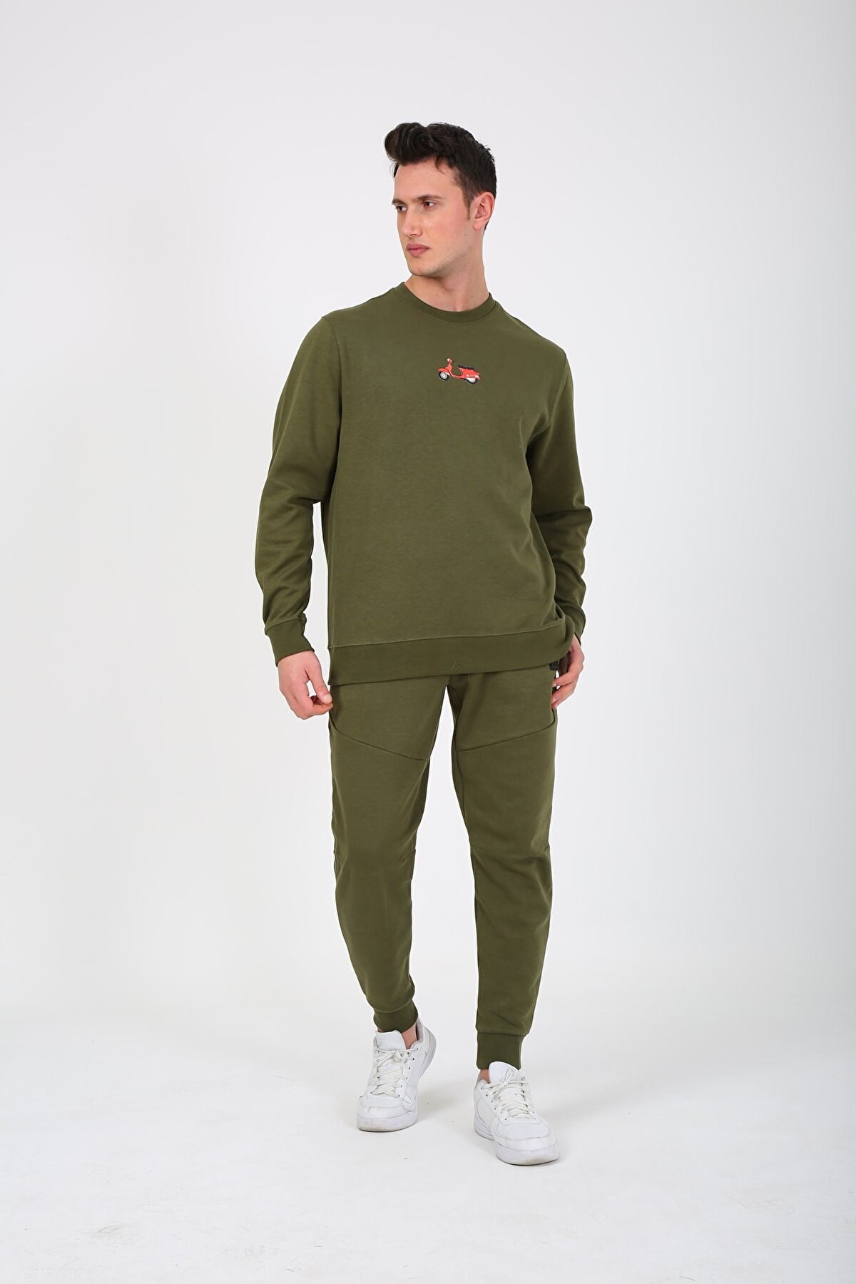 Esqudo Erkek Sweatshirt ESWTB0001 Haki