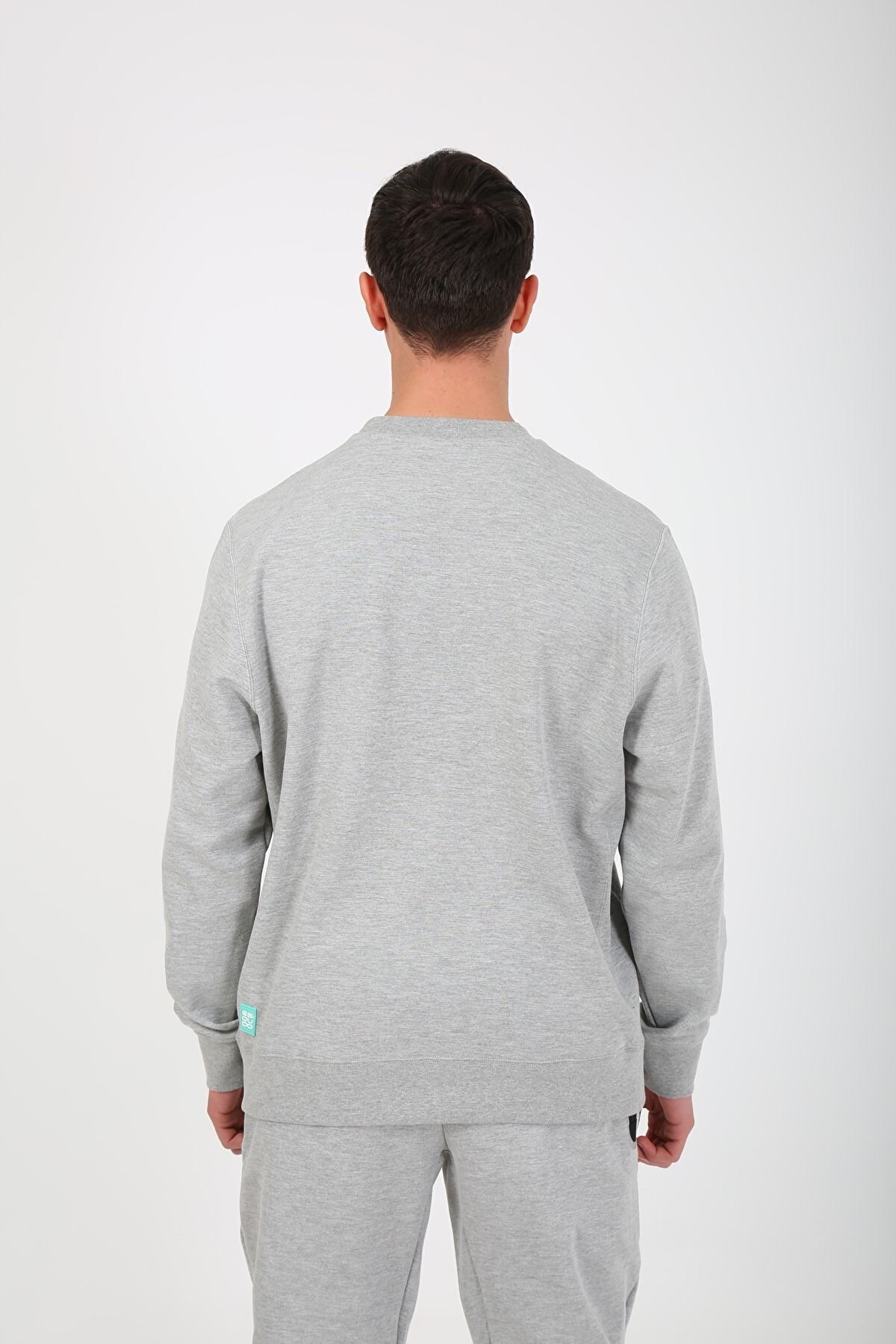 Esqudo Skull Erkek Sweatshirt ESWTP0001 Gri