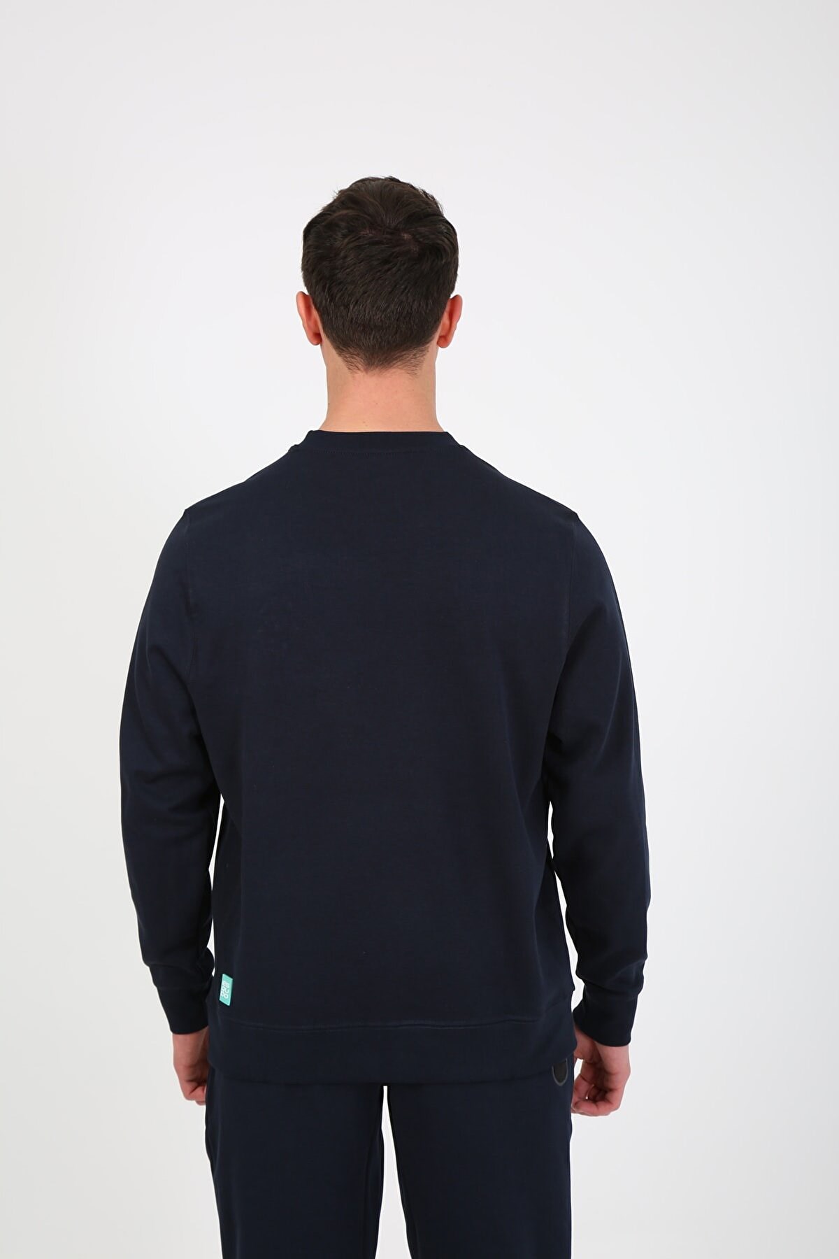 Esqudo Skull Erkek Sweatshirt ESWTP0001 Lacivert