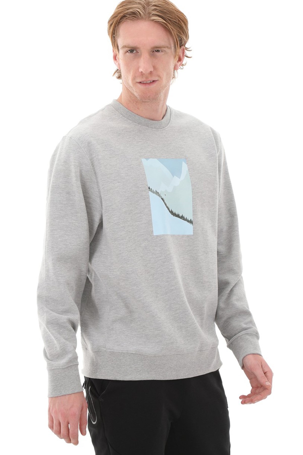 Esqudo Ski Erkek Sweatshirt ESWTP0005 Gri