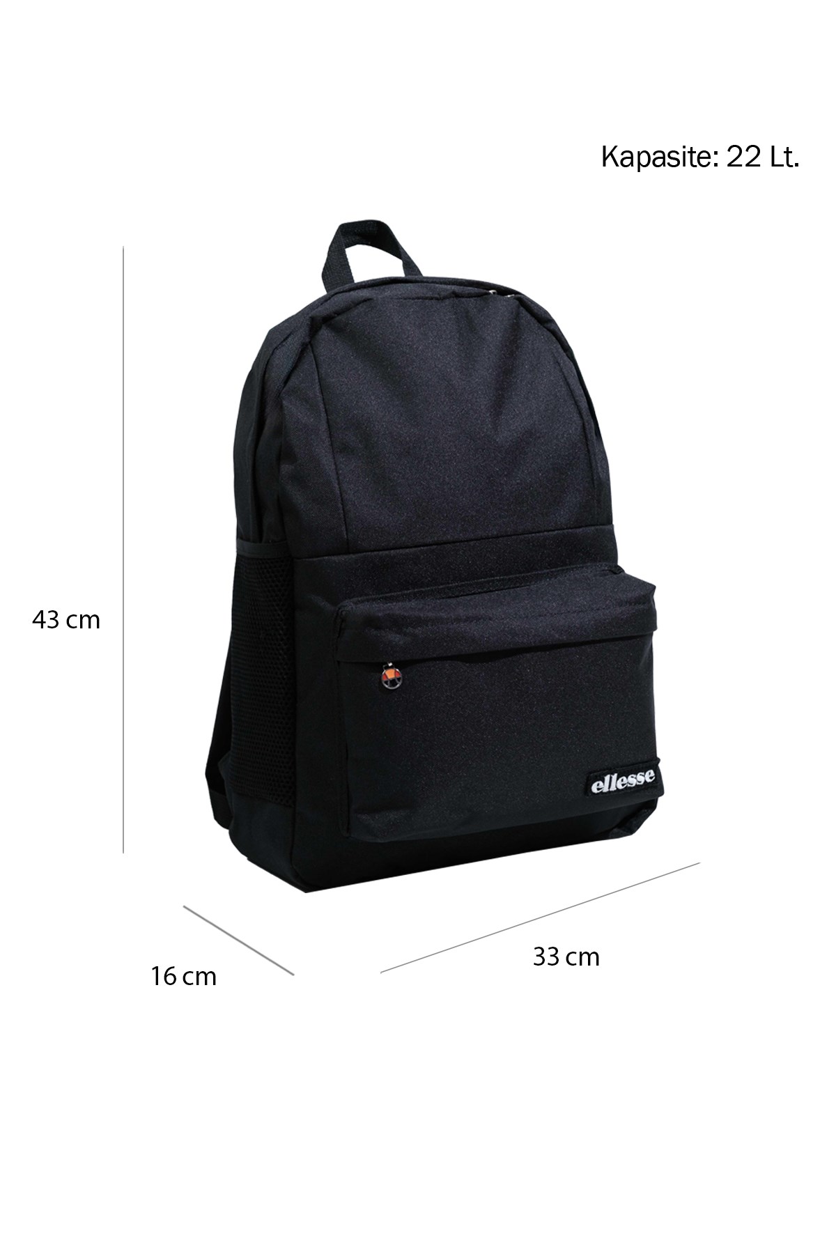 Ellesse Unisex Sırt Çantası EU200-BK Siyah