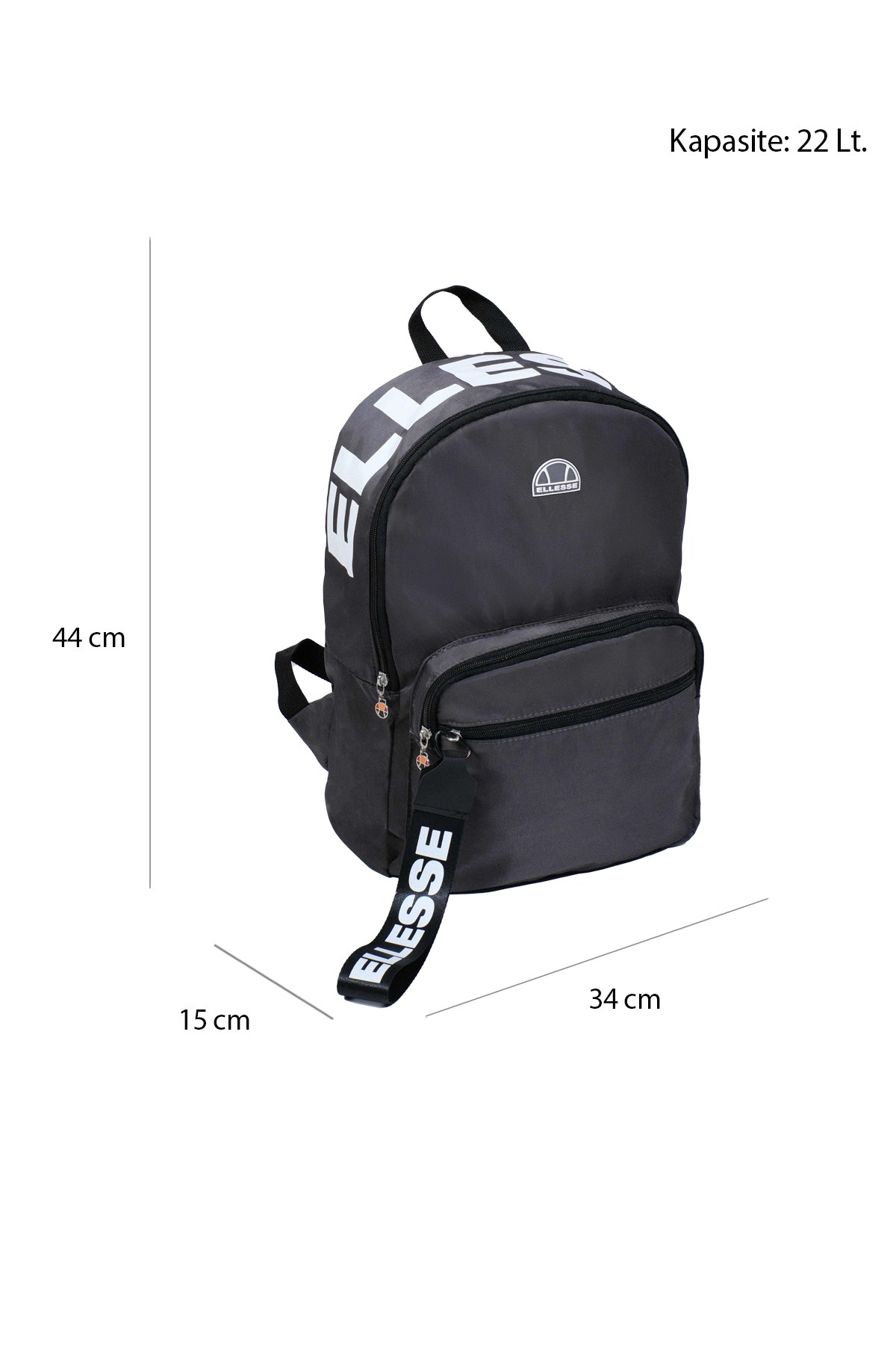 Ellesse Unisex Sırt Çantası EU214-GI Gri