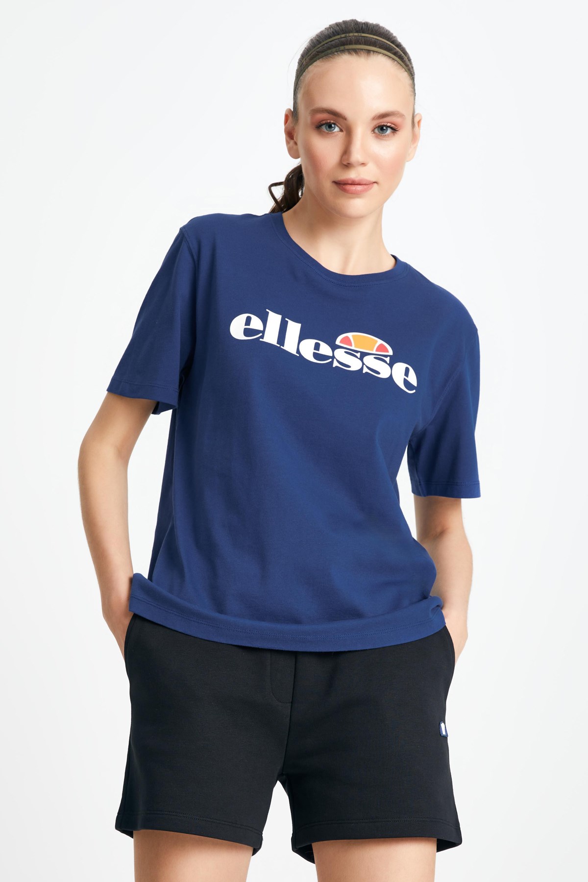 Ellesse Kadın Tişört F020-1-NV Lacivert