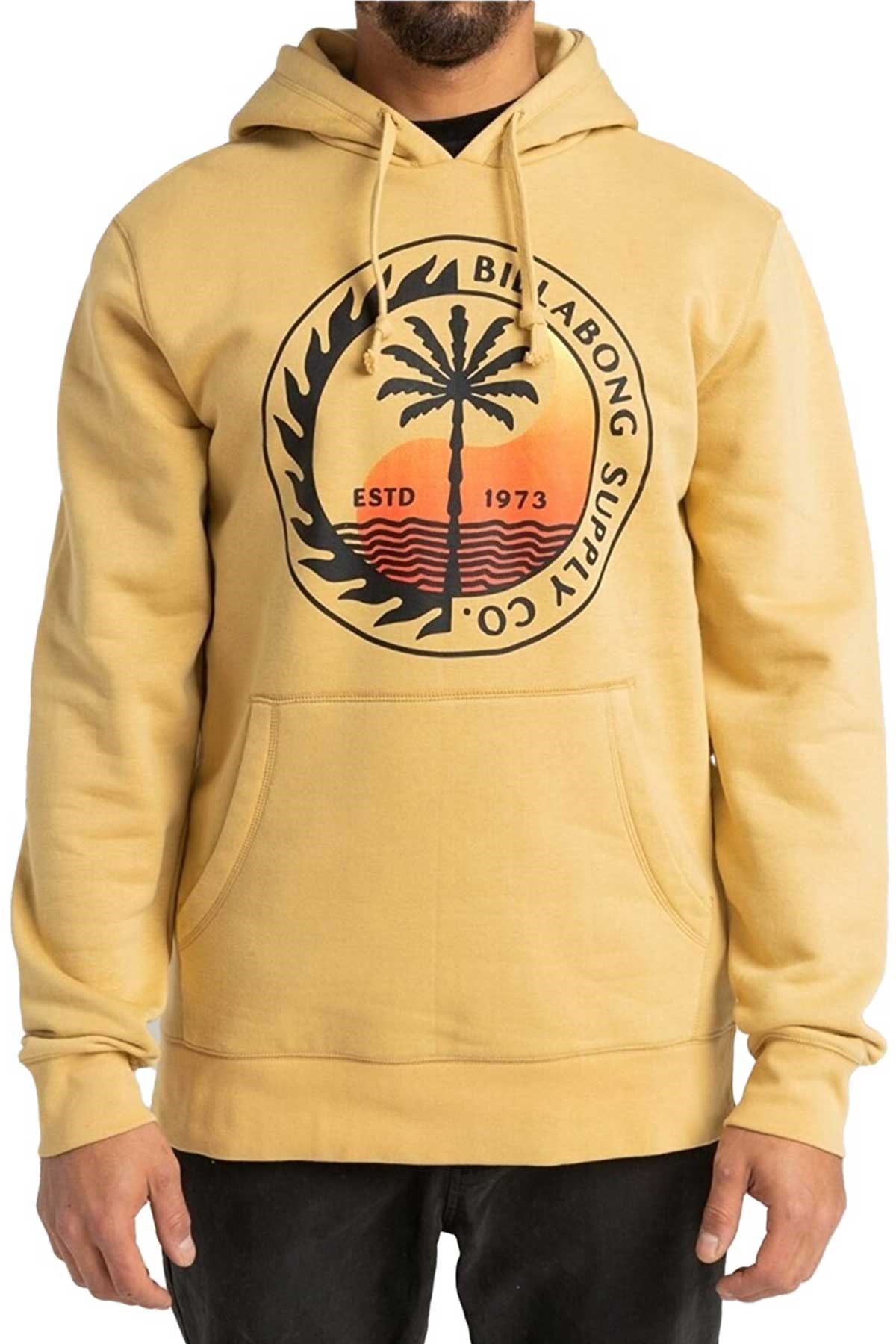 Billabong Transport Po Erkek Sweatshirt F1HO14 Bej