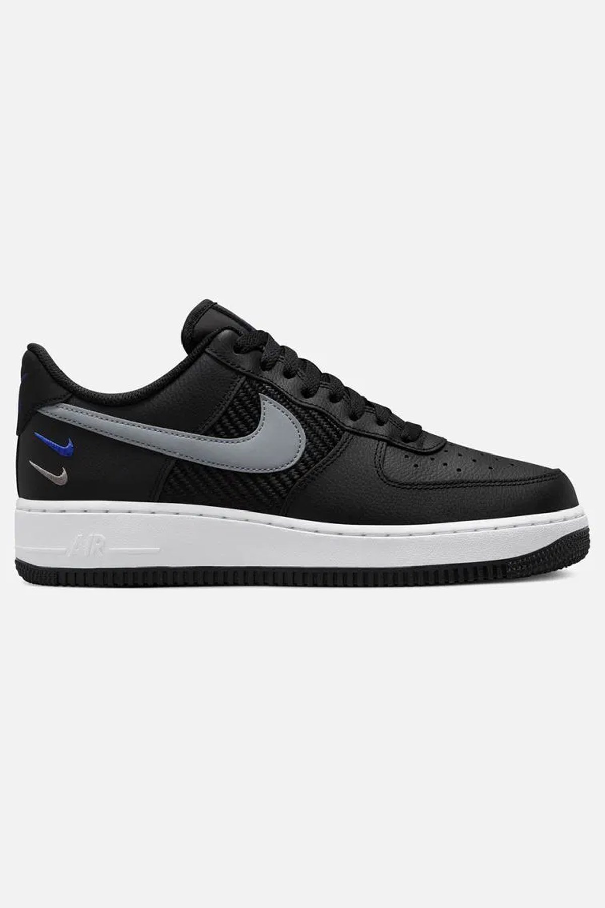 Nike Air Force 1'07  Swoosh Erkek Spor Ayakkabı FD0666-001 Siyah