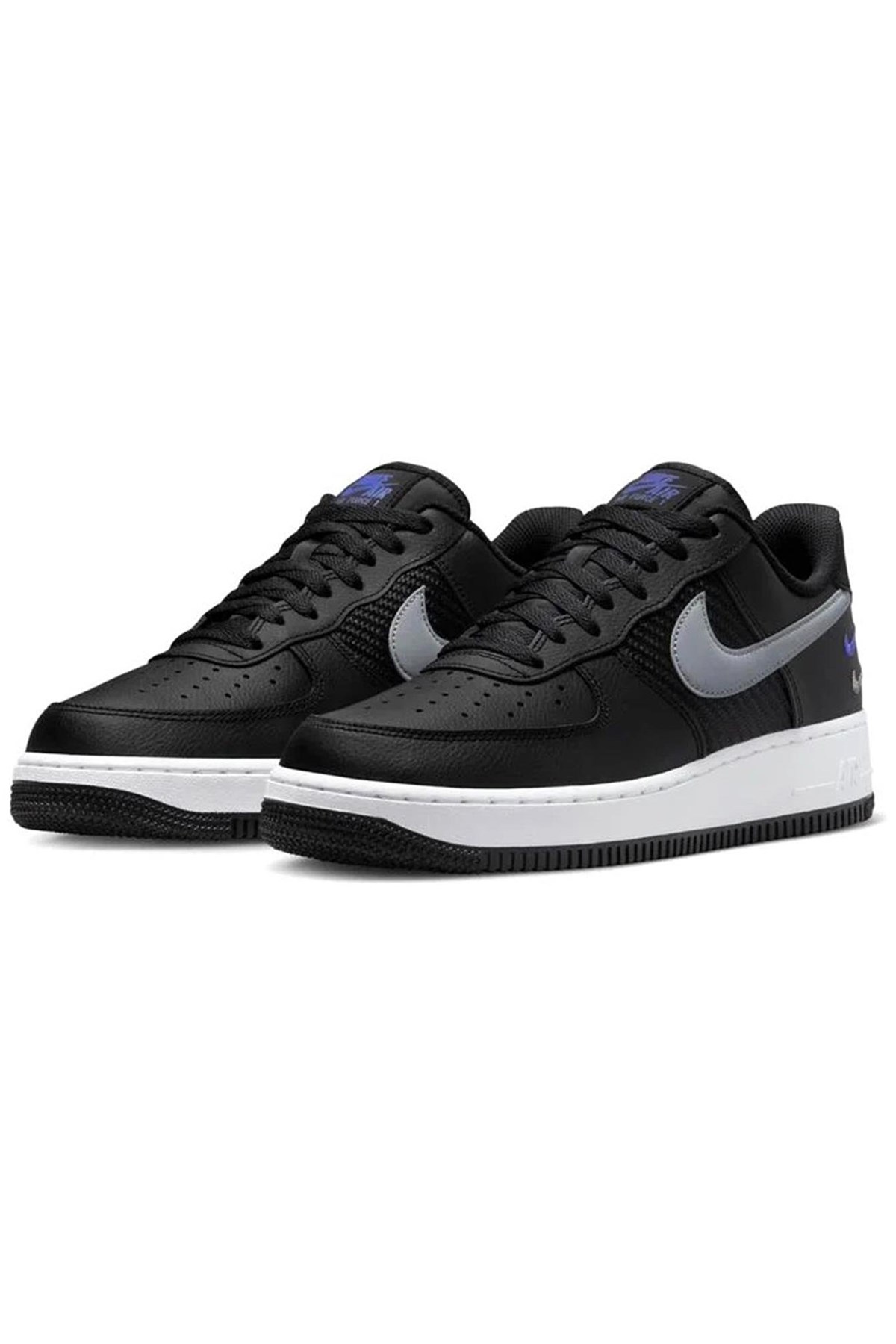 Nike Air Force 1'07  Swoosh Erkek Spor Ayakkabı FD0666-001 Siyah