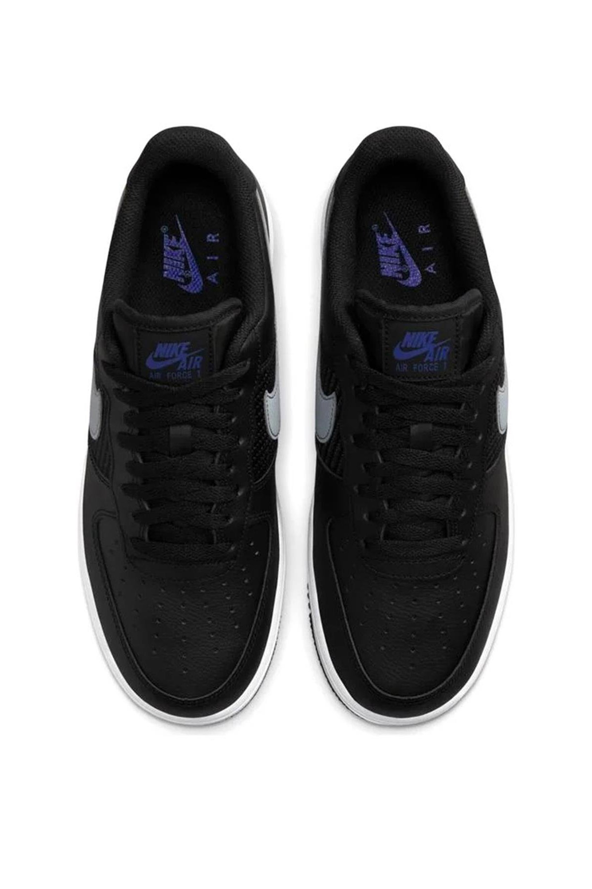 Nike Air Force 1'07  Swoosh Erkek Spor Ayakkabı FD0666-001 Siyah
