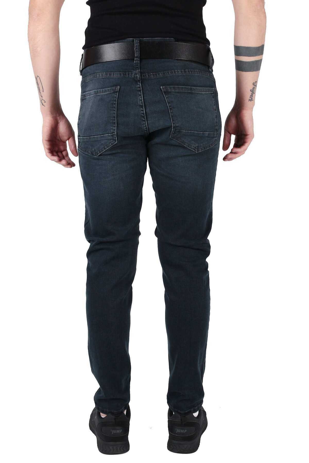 Five Pocket Bartez Erkek Kot Pantolon FP1015-084-2 Gri