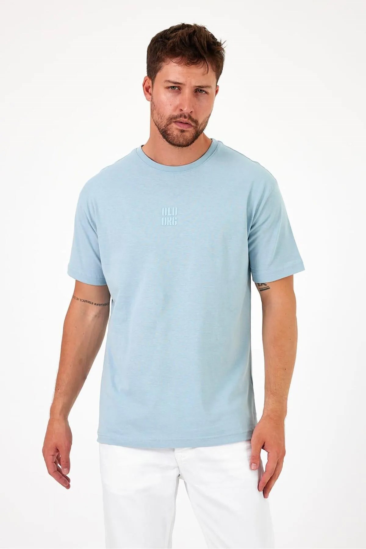 Five Pocket Erkek Tişört FP24B2006-FY139 Mavi