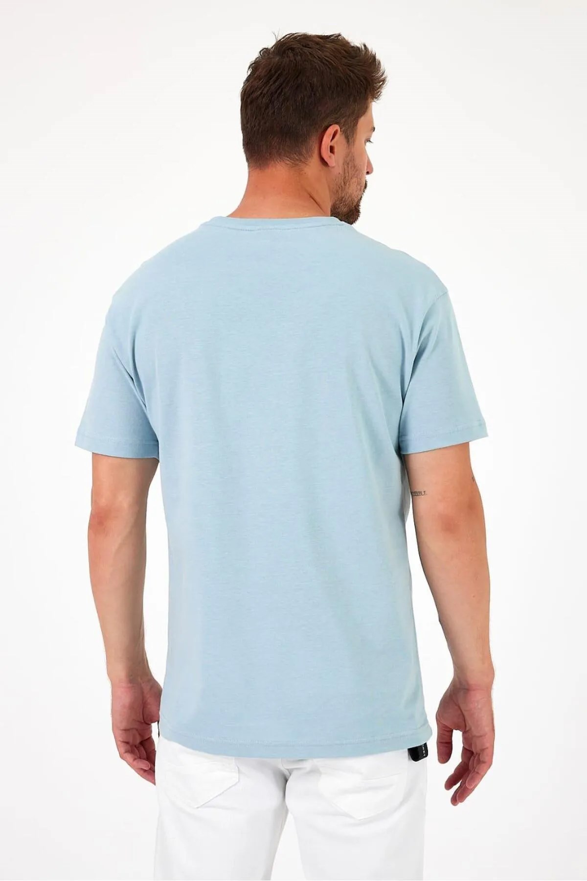 Five Pocket Erkek Tişört FP24B2006-FY139 Mavi