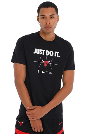 Nike Chi M Nk Es Nba Jdi Erkek Tişört FQ6270-010 Siyah