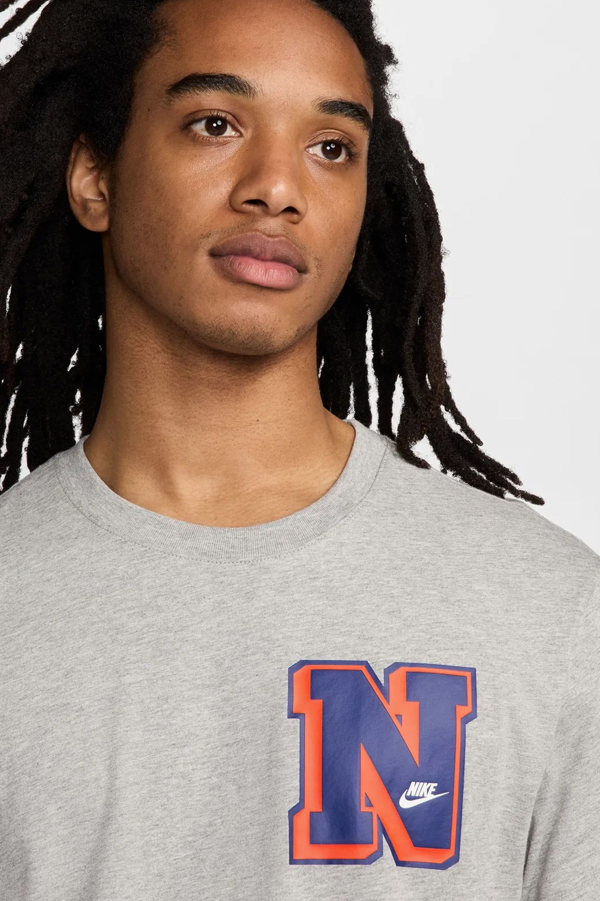 Nike M Nsw Tee Club Ssnl Lbr Erkek Tişört FV3772-063 Gri