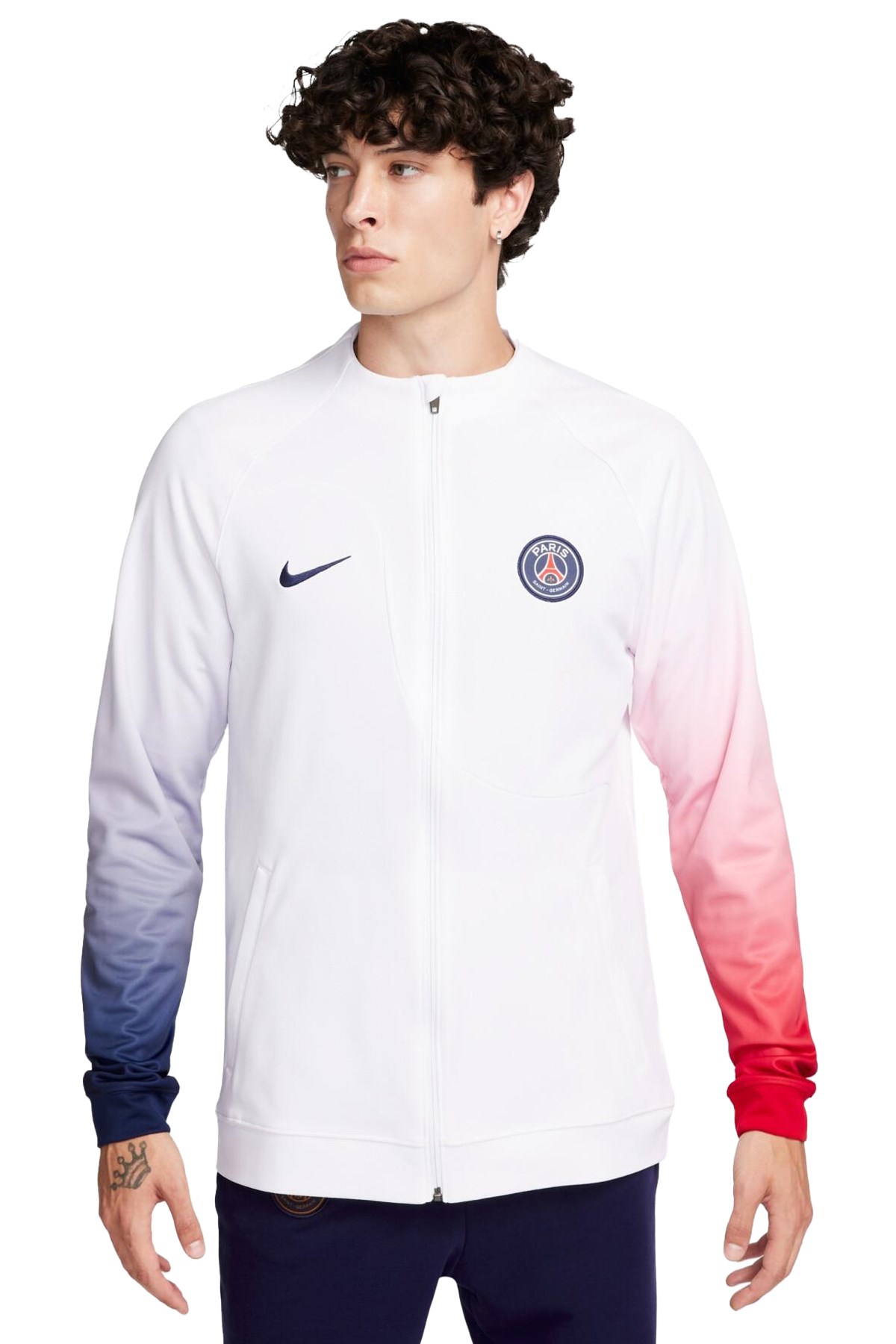 Nike Paris Saint-Germain Academy Pro Away Erkek Ceket FV6359-100 Beyaz