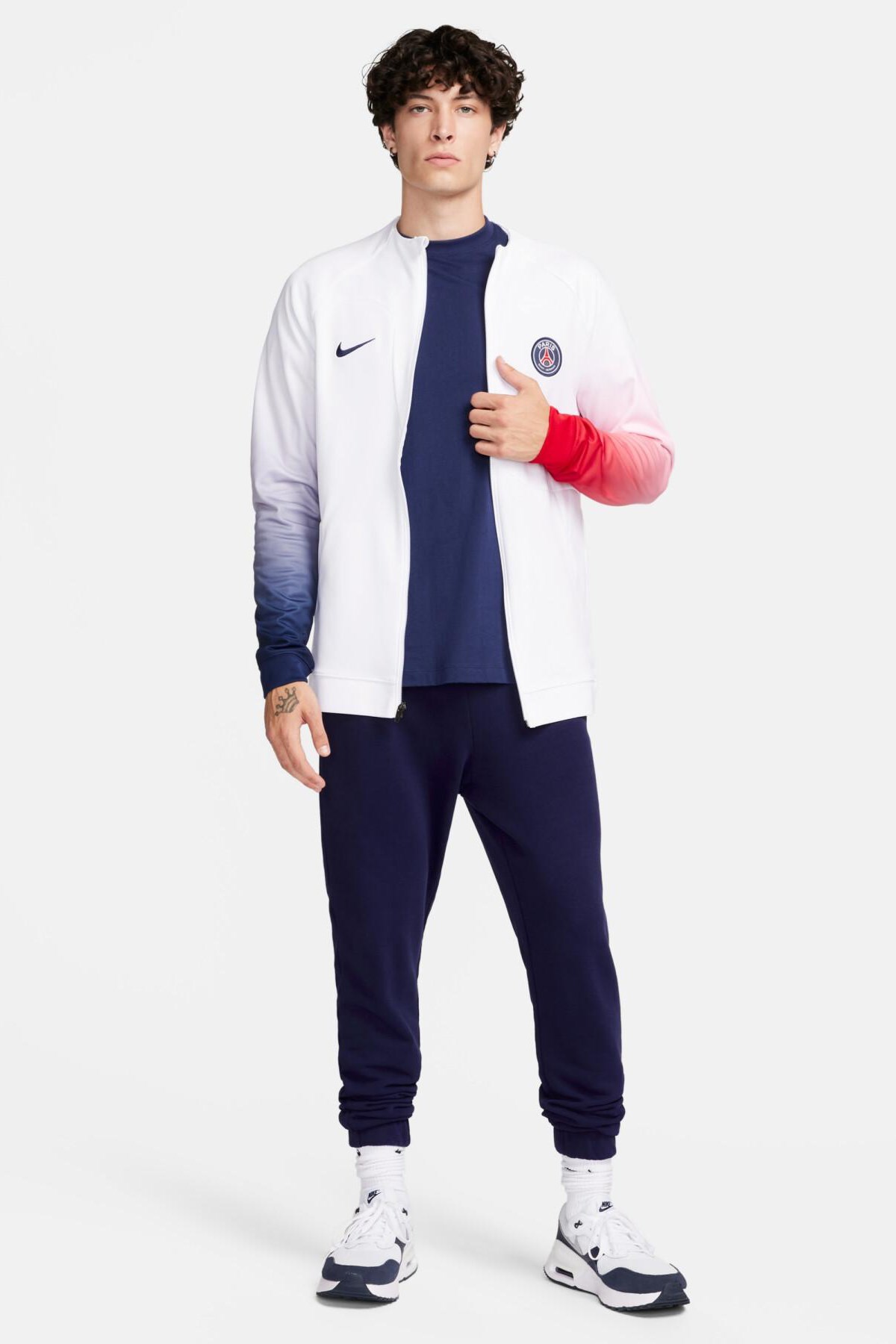 Nike Paris Saint-Germain Academy Pro Away Erkek Ceket FV6359-100 Beyaz