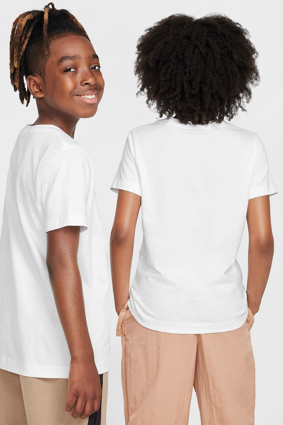 Nike K Nsw Tee Futura Hbr Çocuk Tişört FZ5125-100 Beyaz