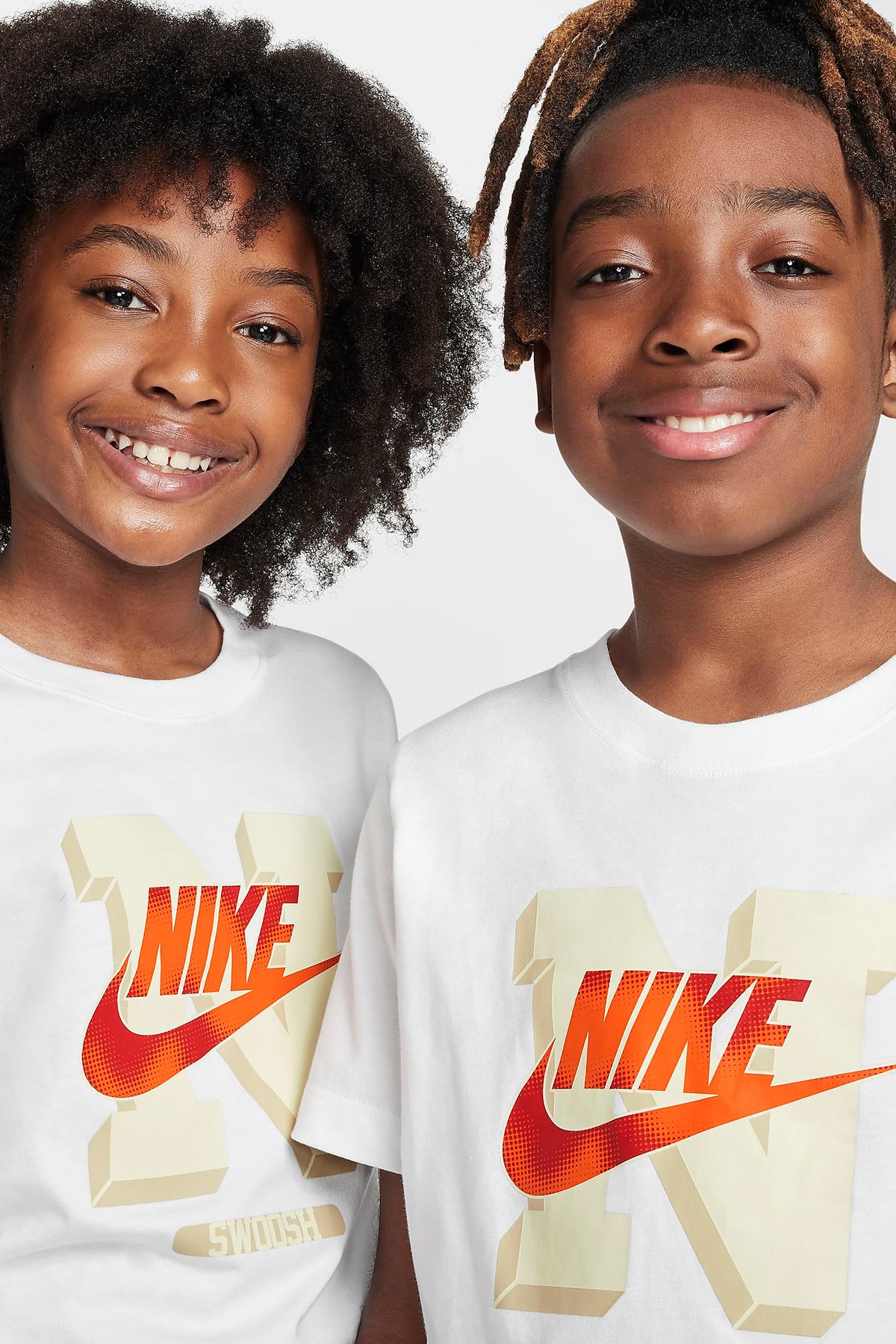 Nike K Nsw Tee Futura Hbr Çocuk Tişört FZ5125-100 Beyaz