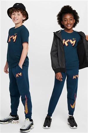 Nike K Nsw Tee Mbappe Çocuk Tişört FZ5176-418 Mavi