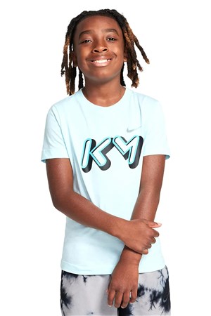 Nike K Nsw Tee Mbappe Çocuk Tişört FZ5176-474 Mavi