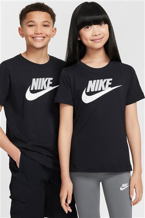 Nike K Nsw Tee Futura Hbr Çocuk Tişört FZ5178-010 Siyah